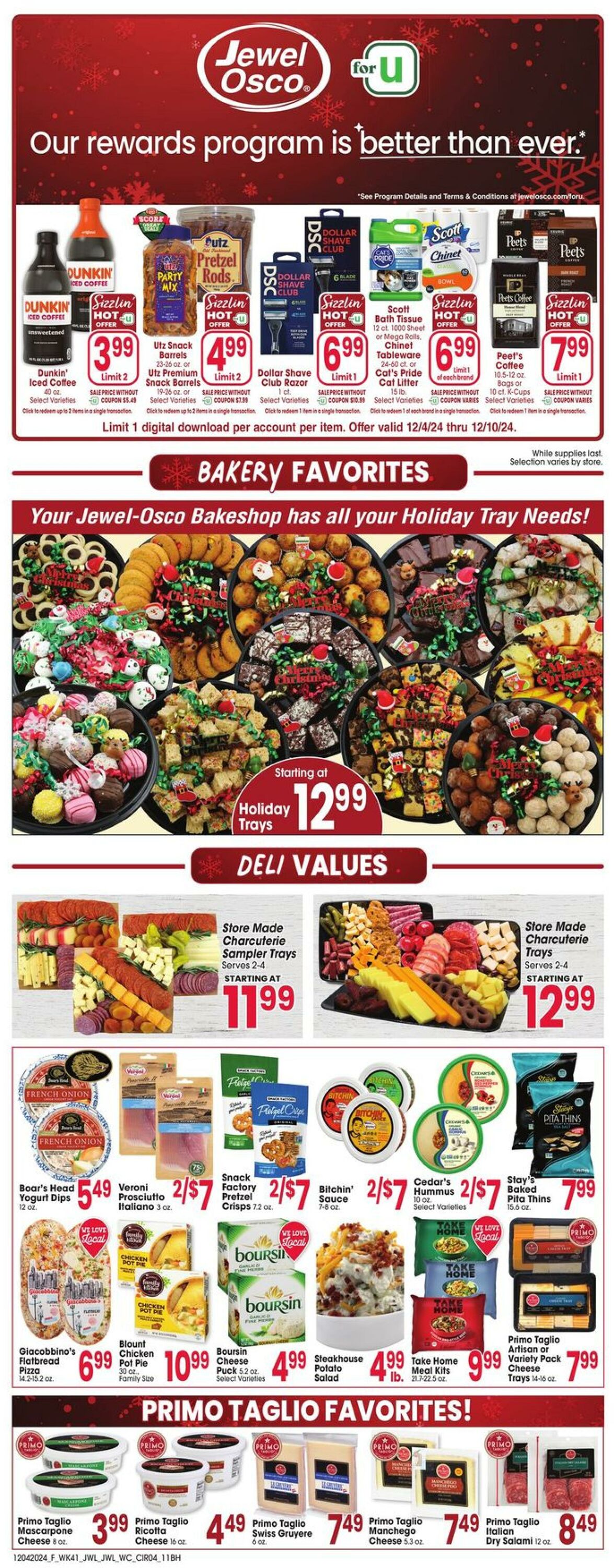 Weekly ad Jewel Osco 12/04/2024 - 12/10/2024