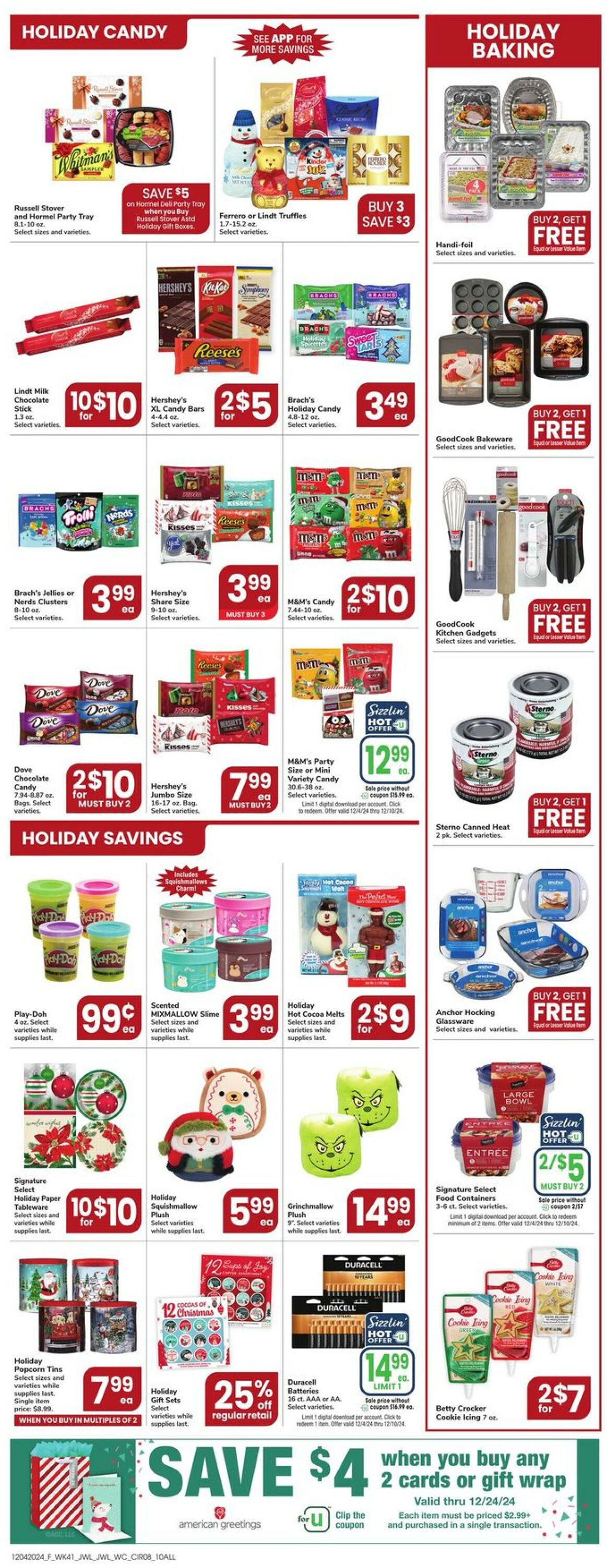 Weekly ad Jewel Osco 12/04/2024 - 12/10/2024