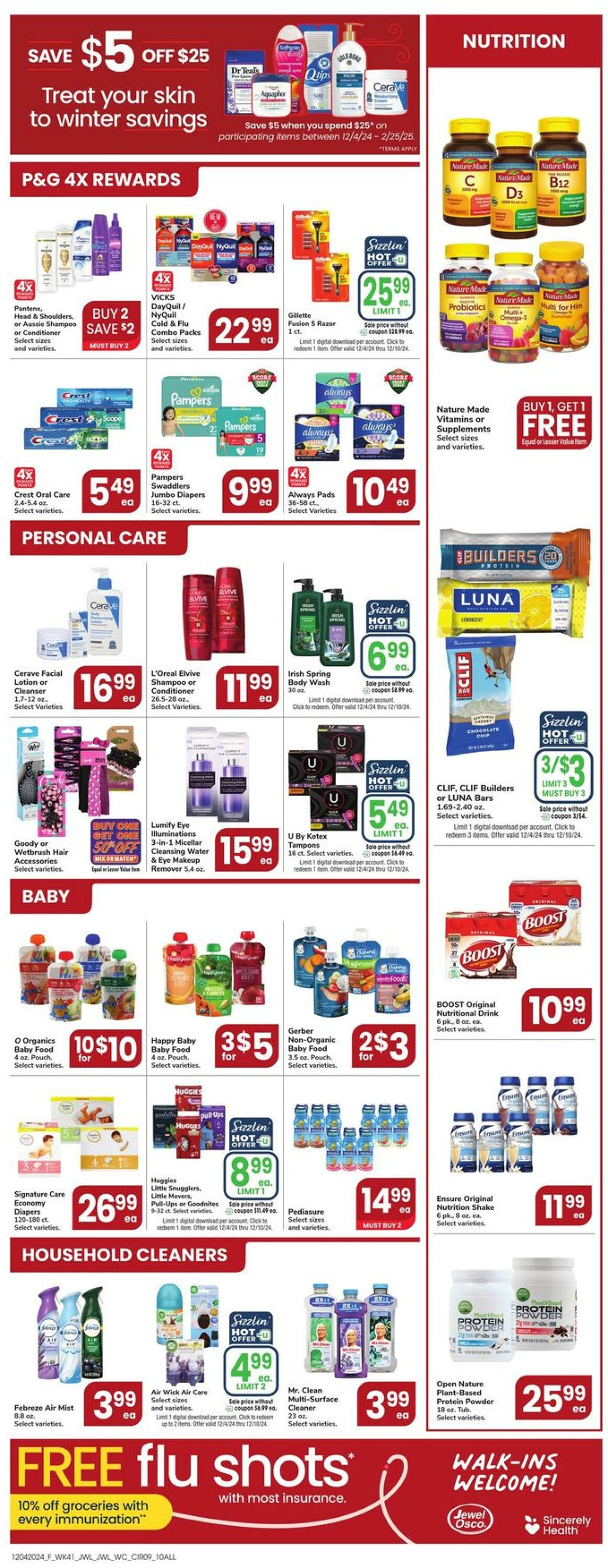 Weekly ad Jewel Osco 12/04/2024 - 12/10/2024