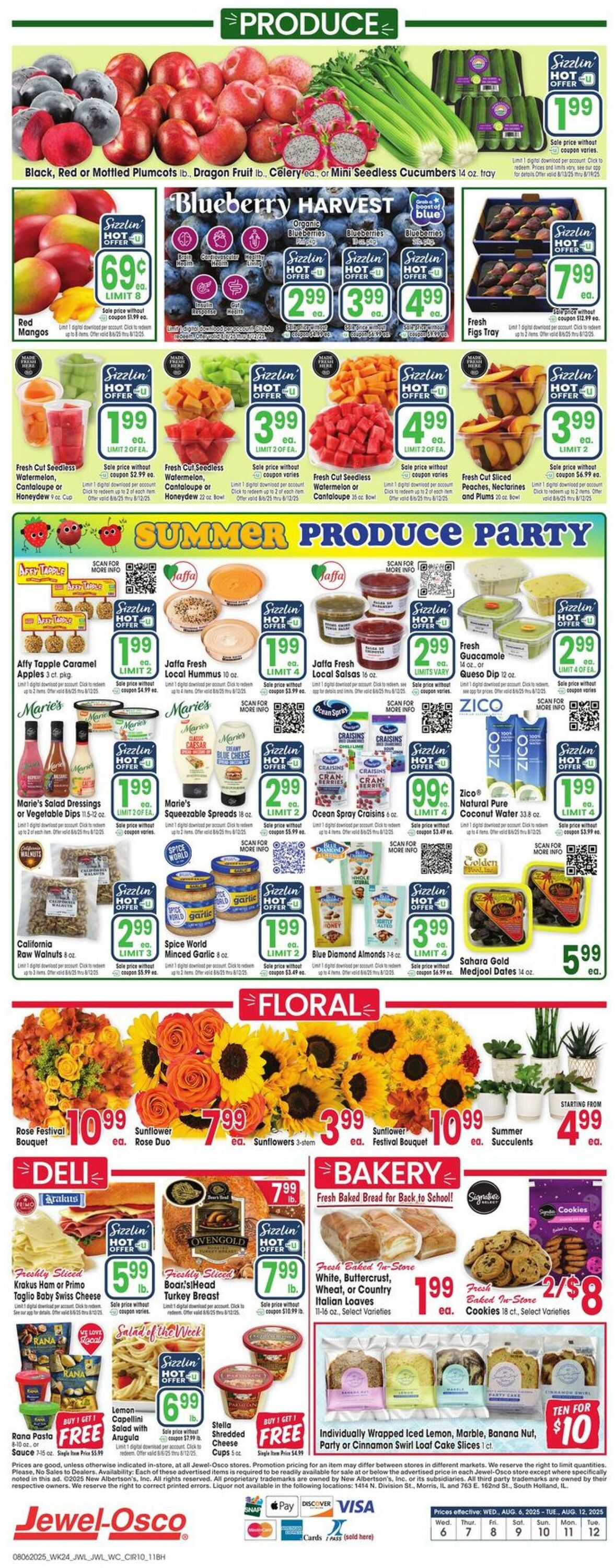 Weekly ad Jewel Osco 08/06/2025 - 08/12/2025