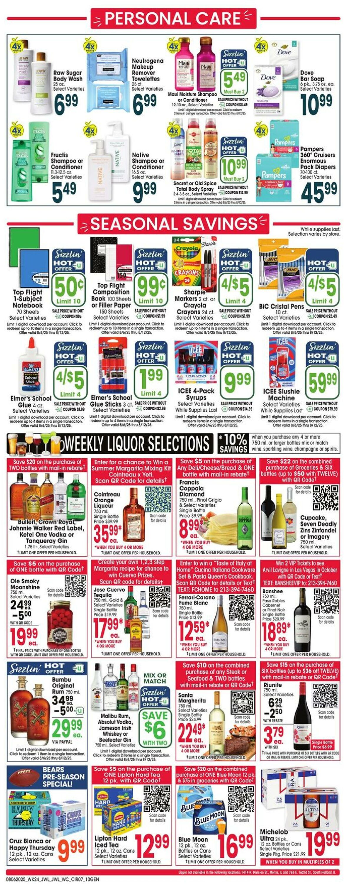 Weekly ad Jewel Osco 08/06/2025 - 08/12/2025