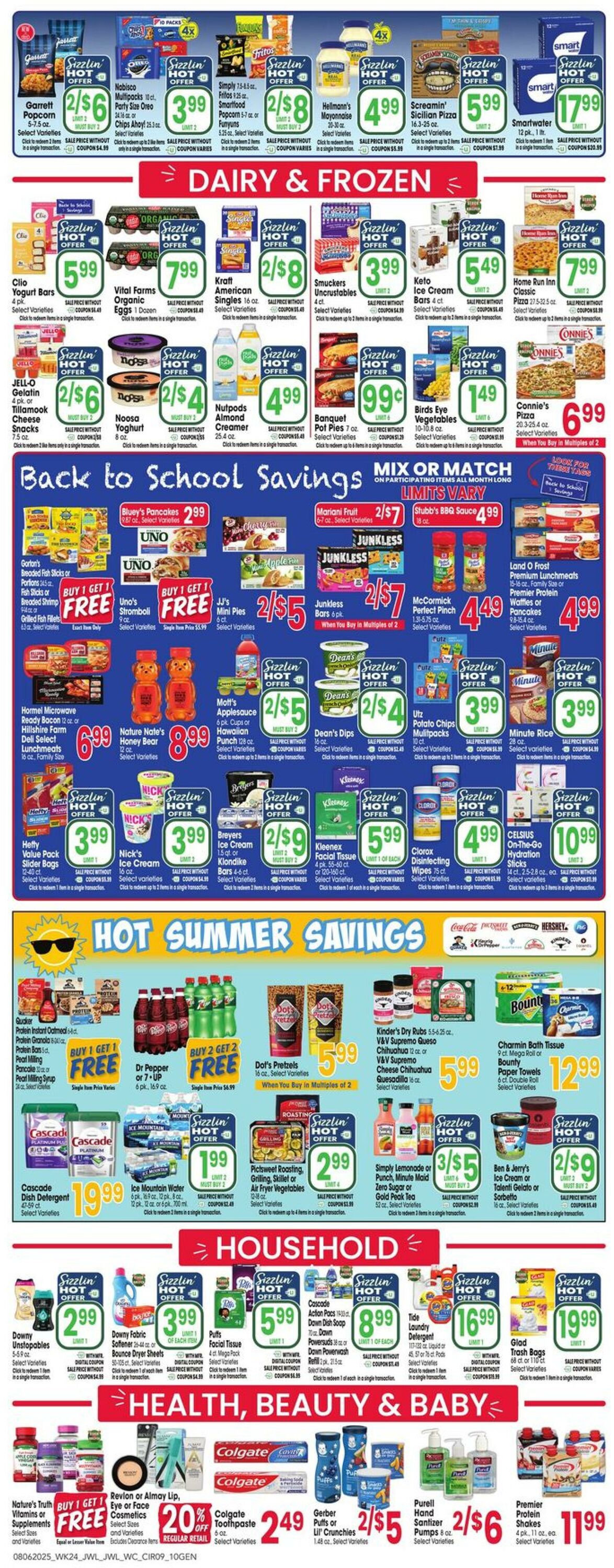 Weekly ad Jewel Osco 08/06/2025 - 08/12/2025