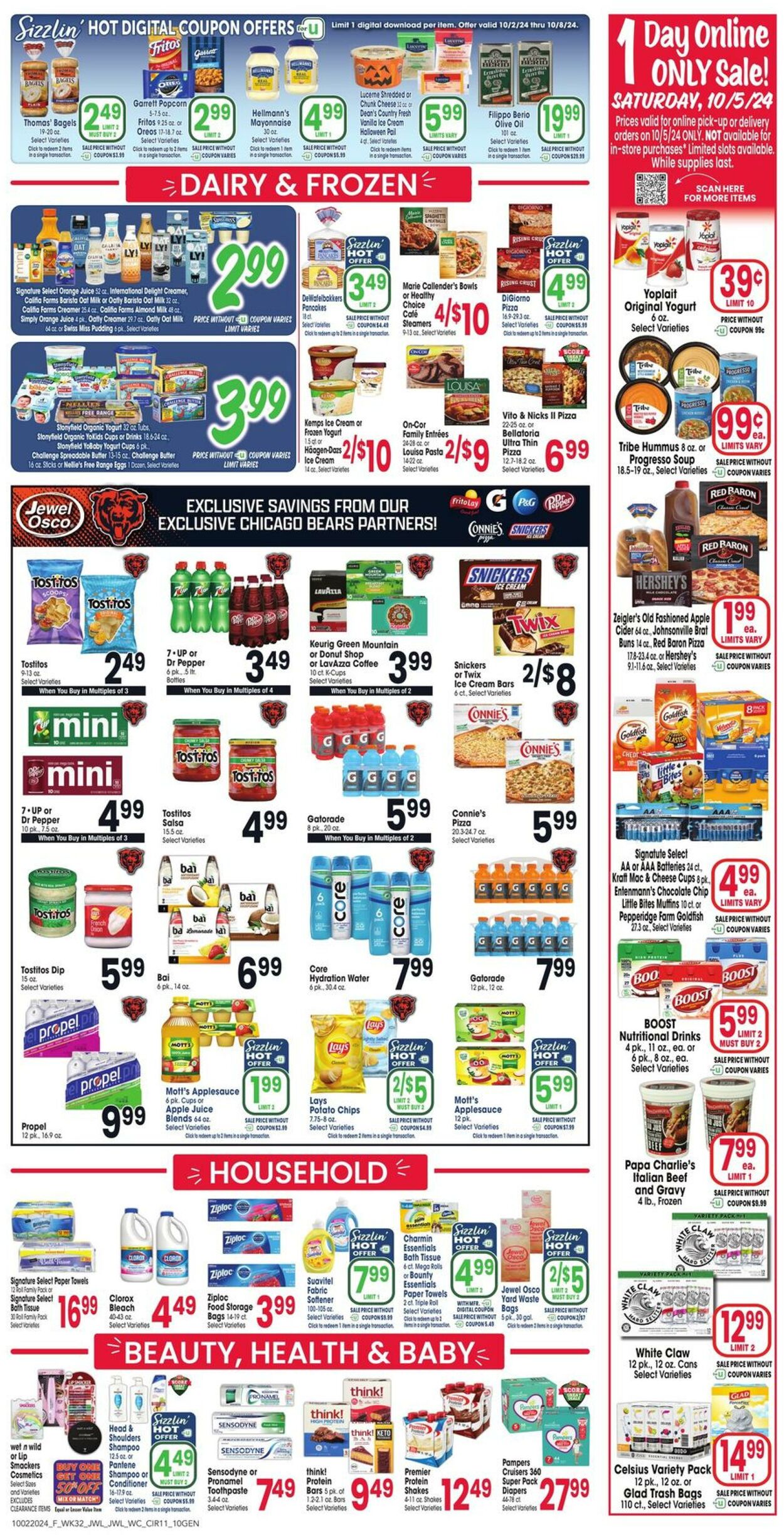 Weekly ad Jewel Osco 10/02/2024 - 10/08/2024