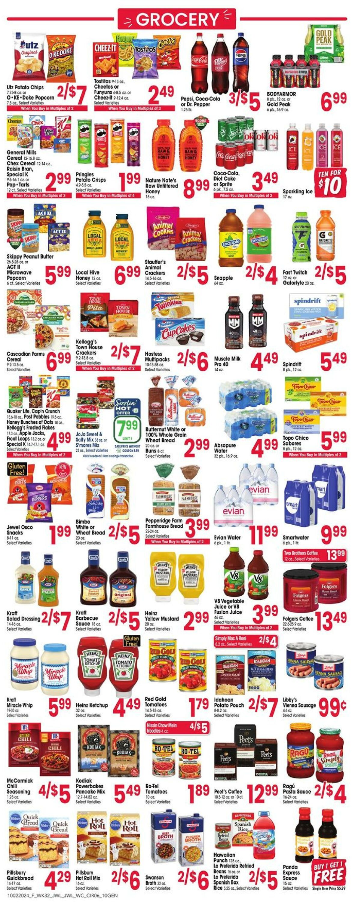 Weekly ad Jewel Osco 10/02/2024 - 10/08/2024