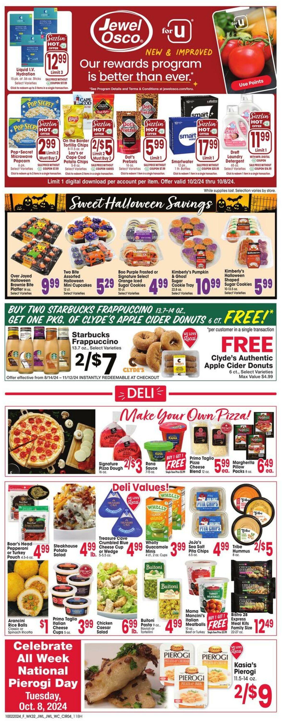 Weekly ad Jewel Osco 10/02/2024 - 10/08/2024