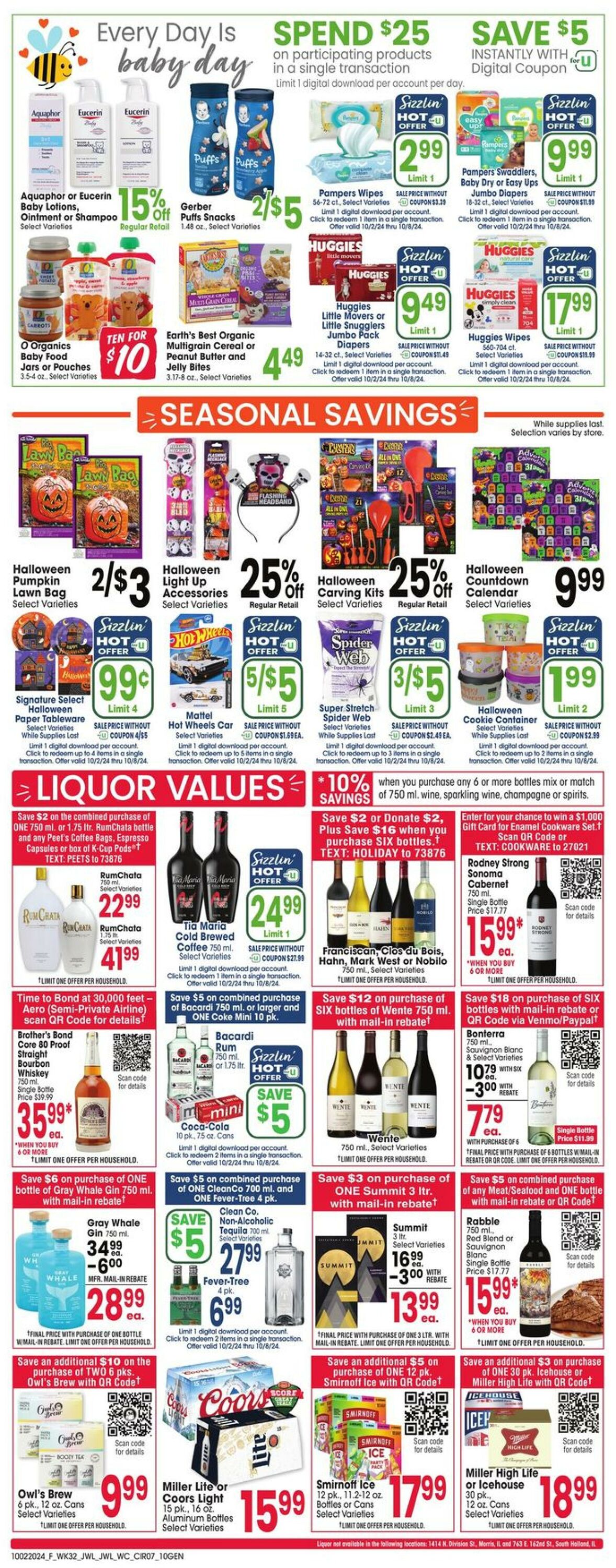 Weekly ad Jewel Osco 10/02/2024 - 10/08/2024