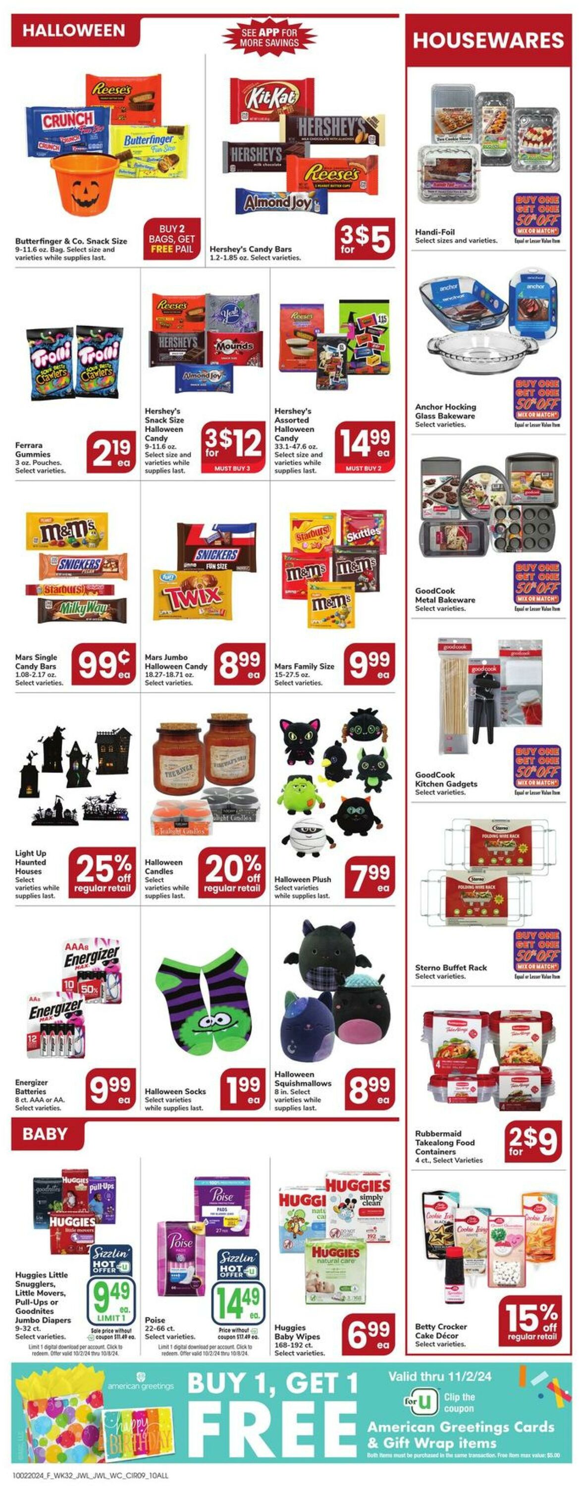 Weekly ad Jewel Osco 10/02/2024 - 10/08/2024