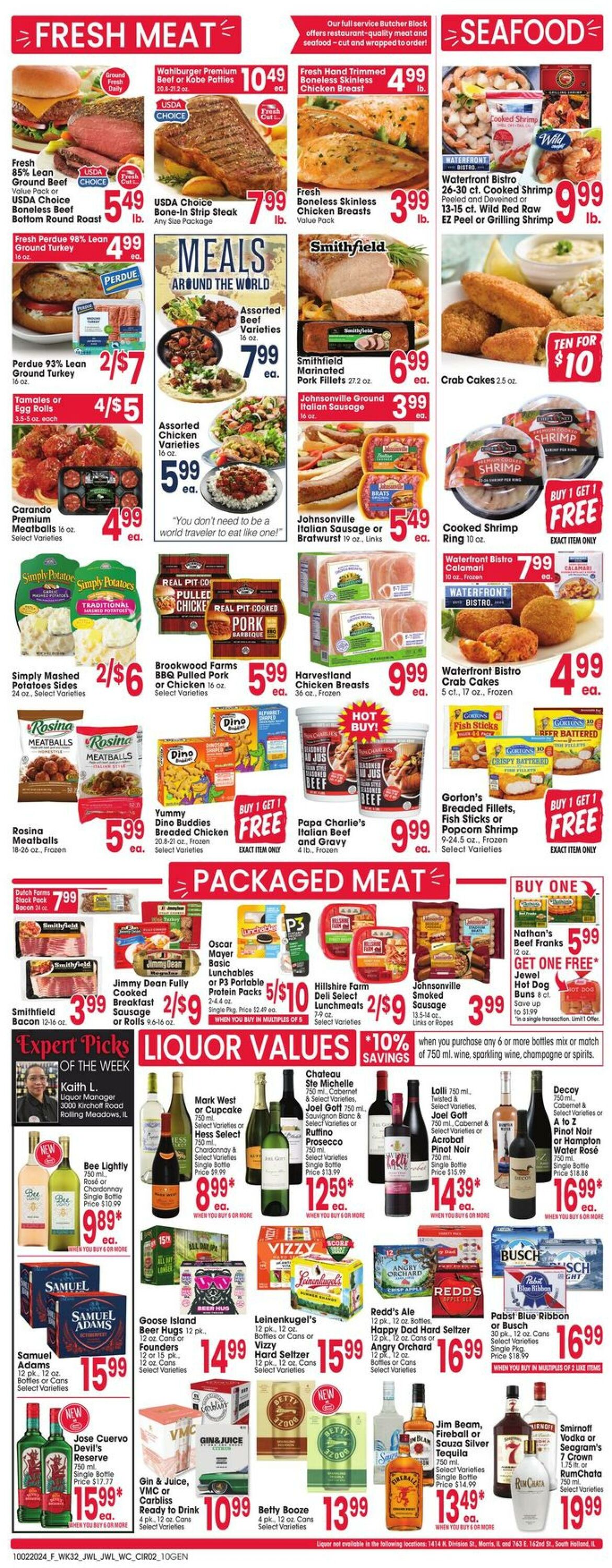 Weekly ad Jewel Osco 10/02/2024 - 10/08/2024