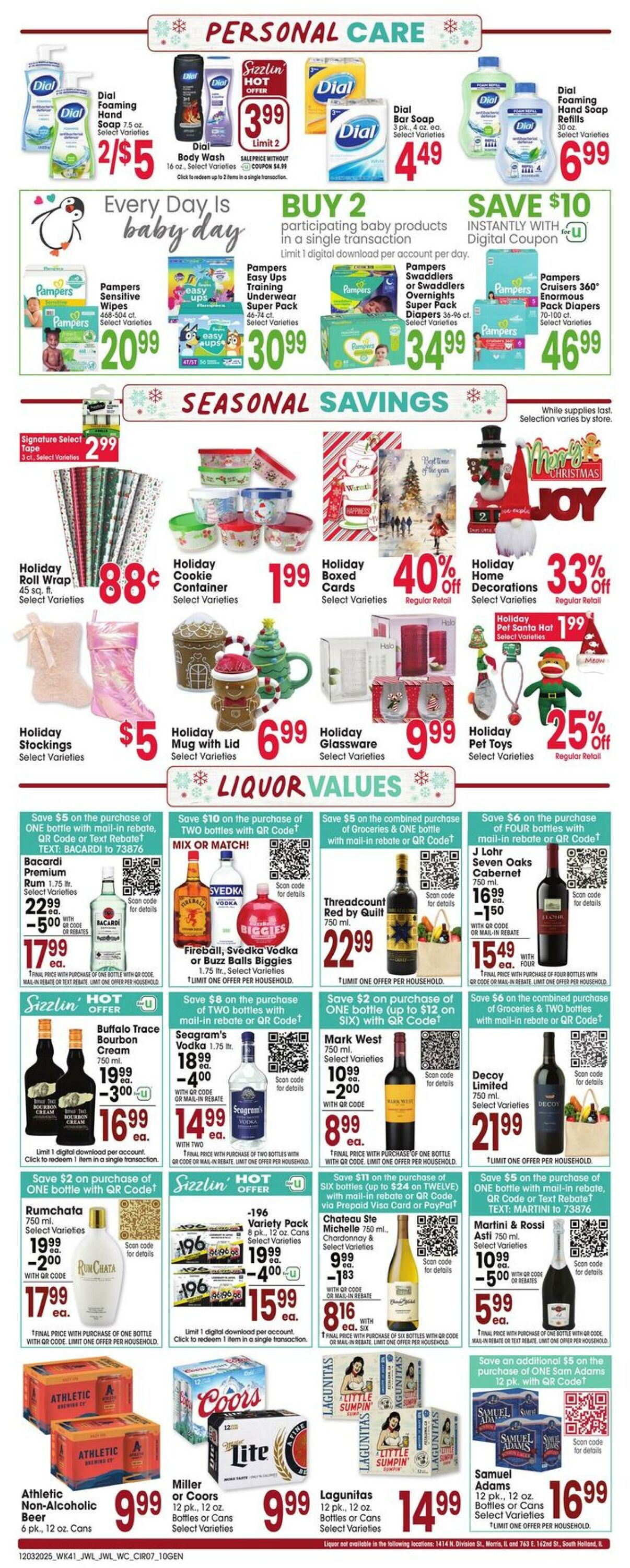 Weekly ad Jewel Osco 12/03/2025 - 12/09/2025