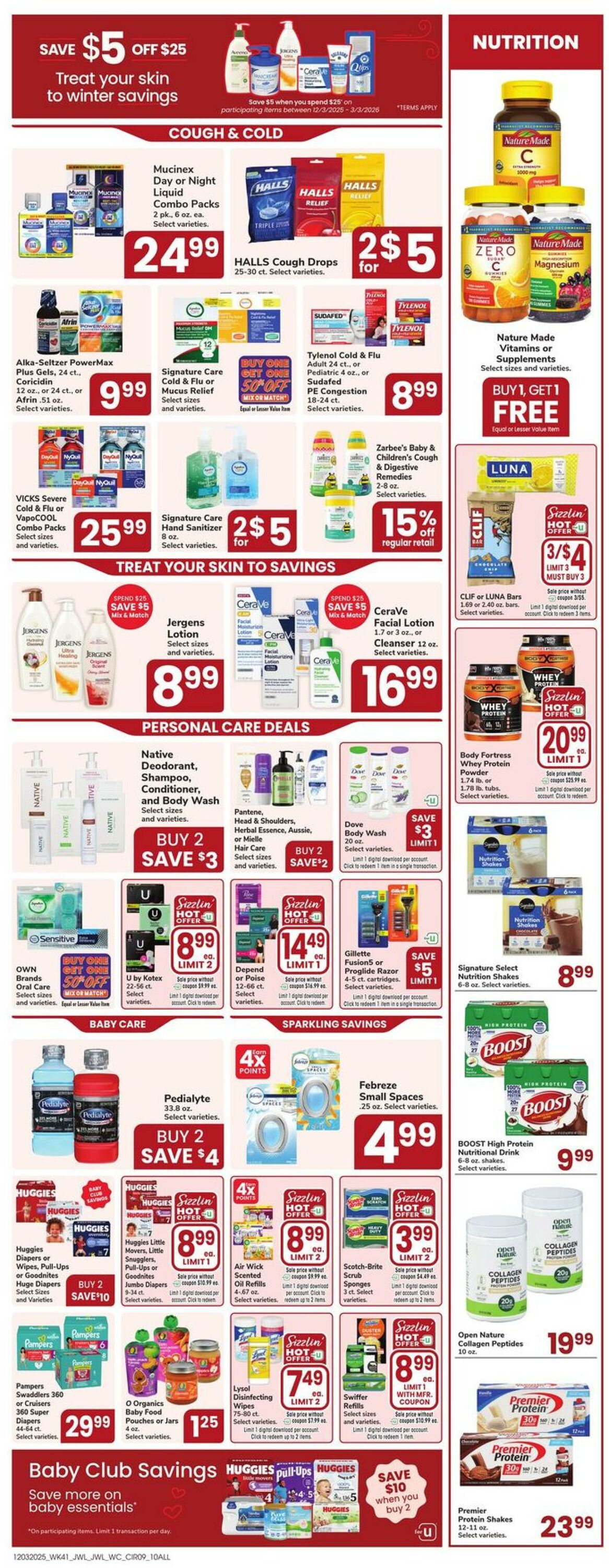 Weekly ad Jewel Osco 12/03/2025 - 12/09/2025