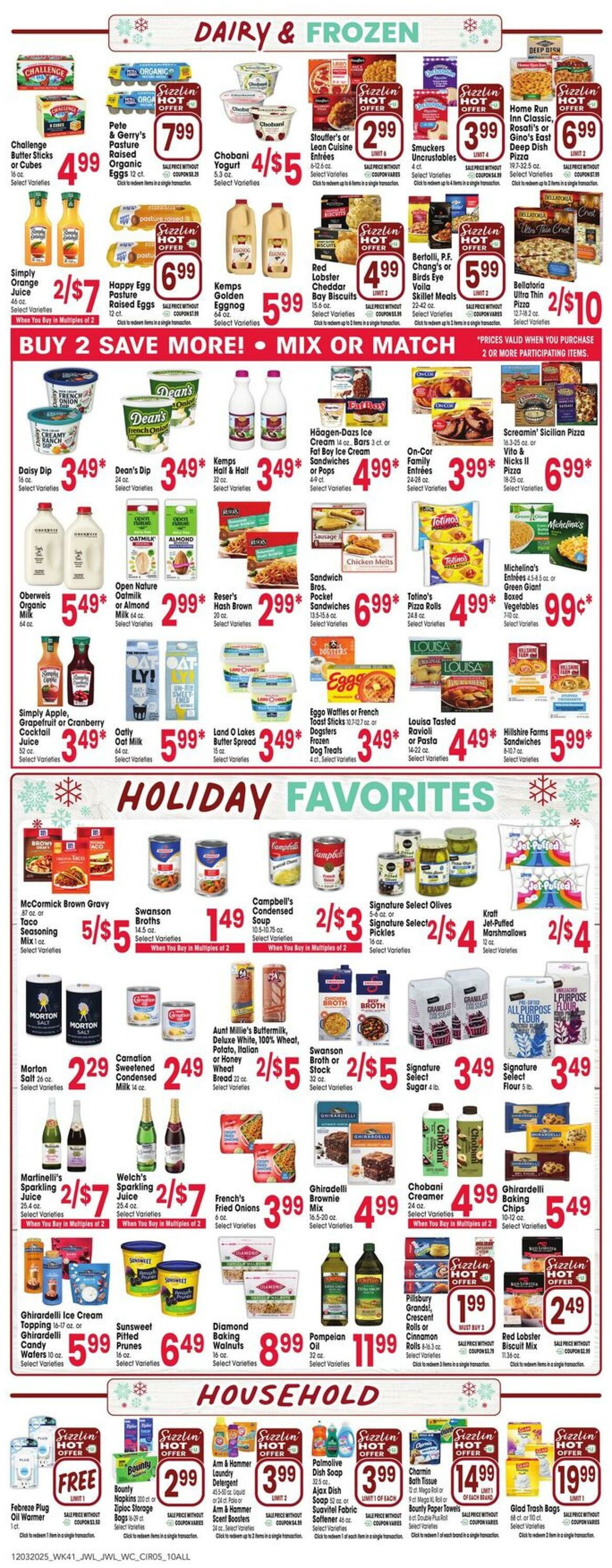 Weekly ad Jewel Osco 12/03/2025 - 12/09/2025
