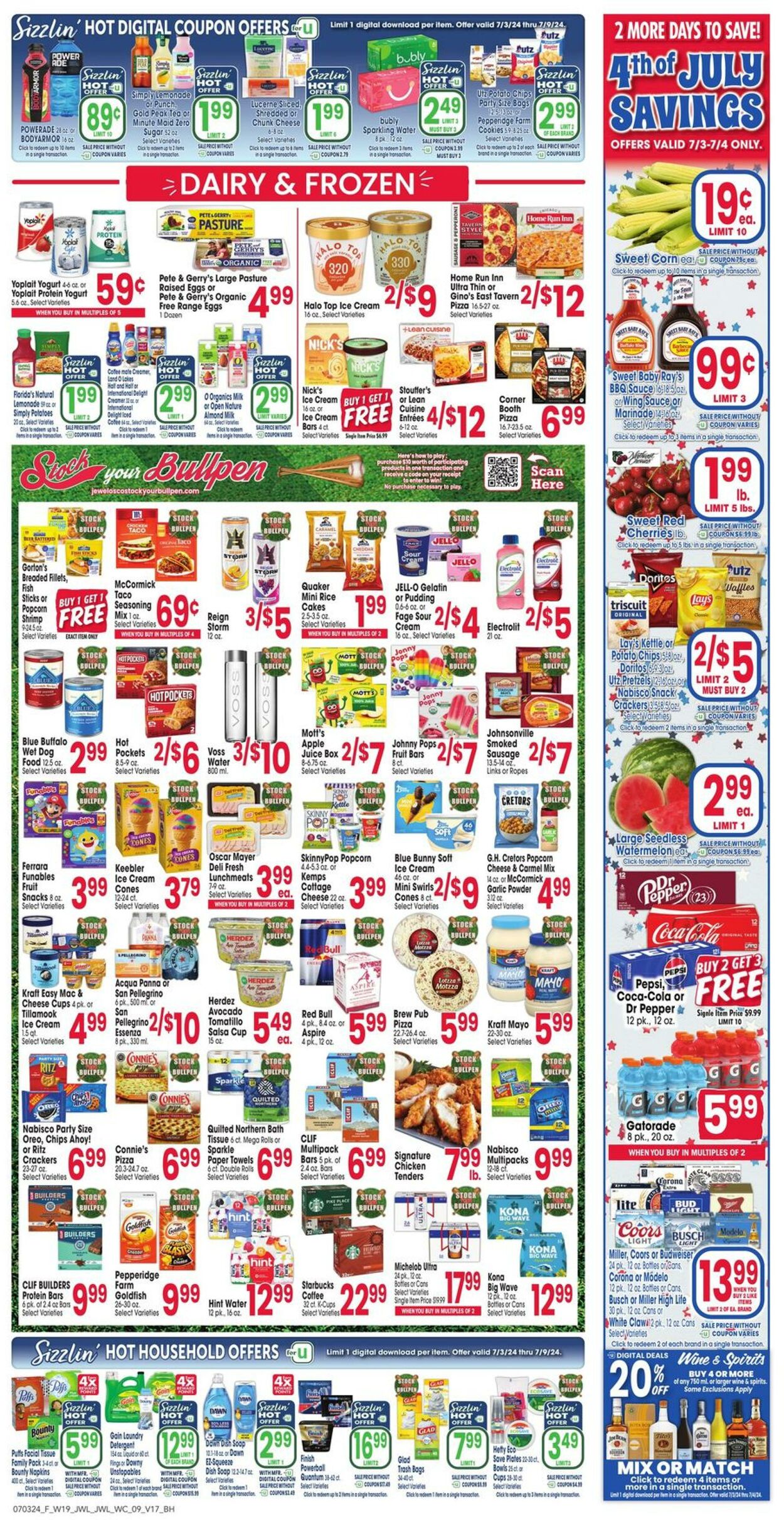 Weekly ad Jewel Osco 07/03/2024 - 07/09/2024