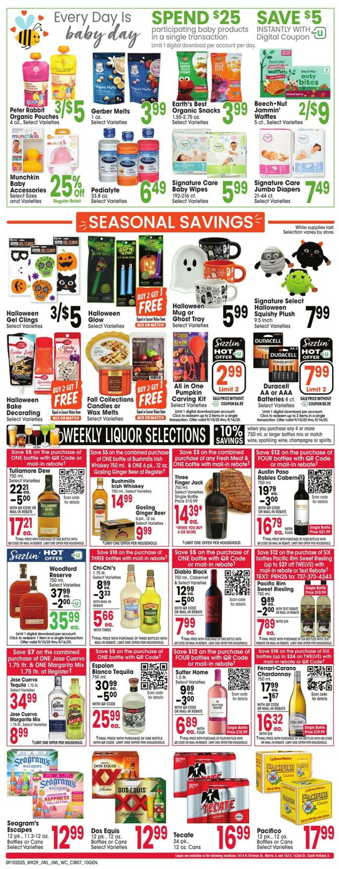 Weekly ad Jewel Osco 09/10/2025 - 09/16/2025