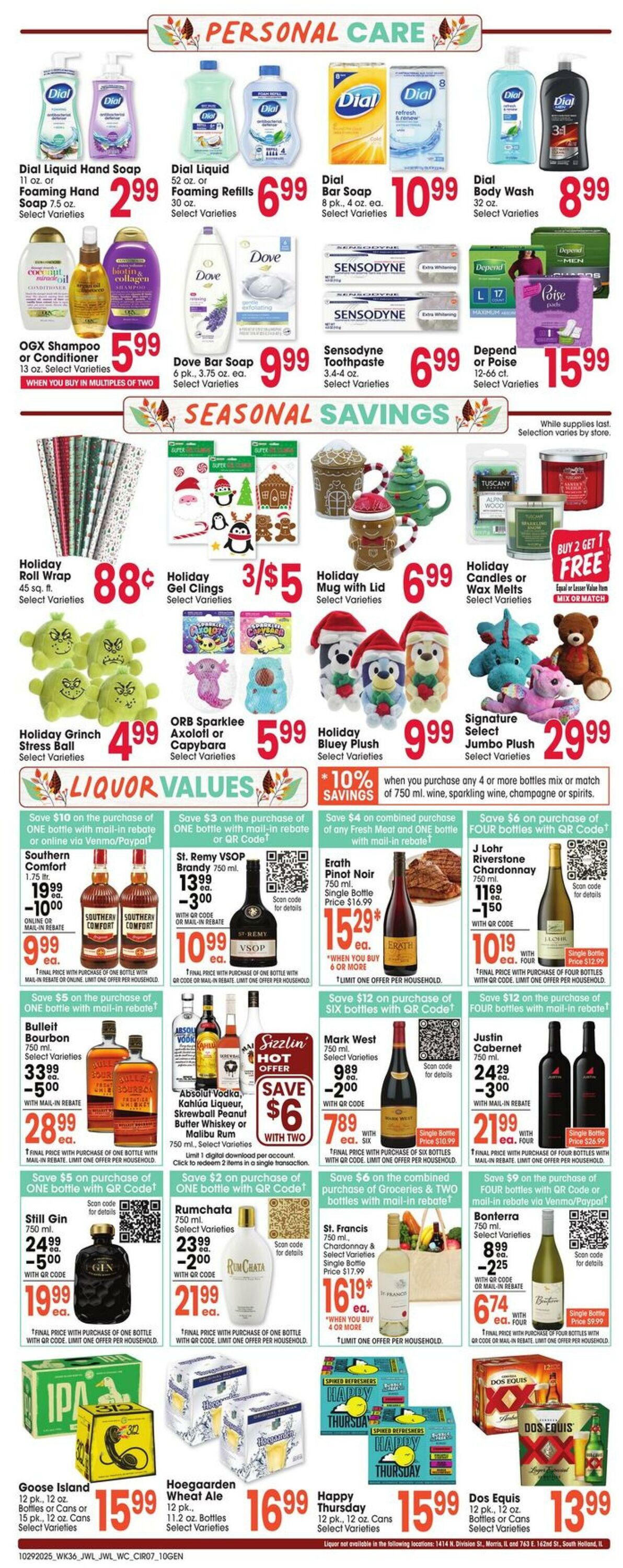 Weekly ad Jewel Osco 10/29/2025 - 11/04/2025