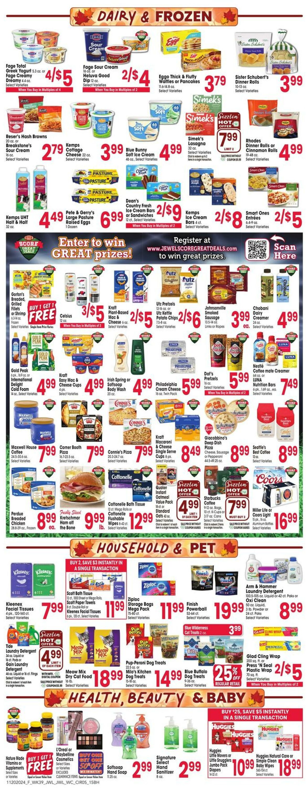 Weekly ad Jewel Osco 11/20/2024 - 11/26/2024