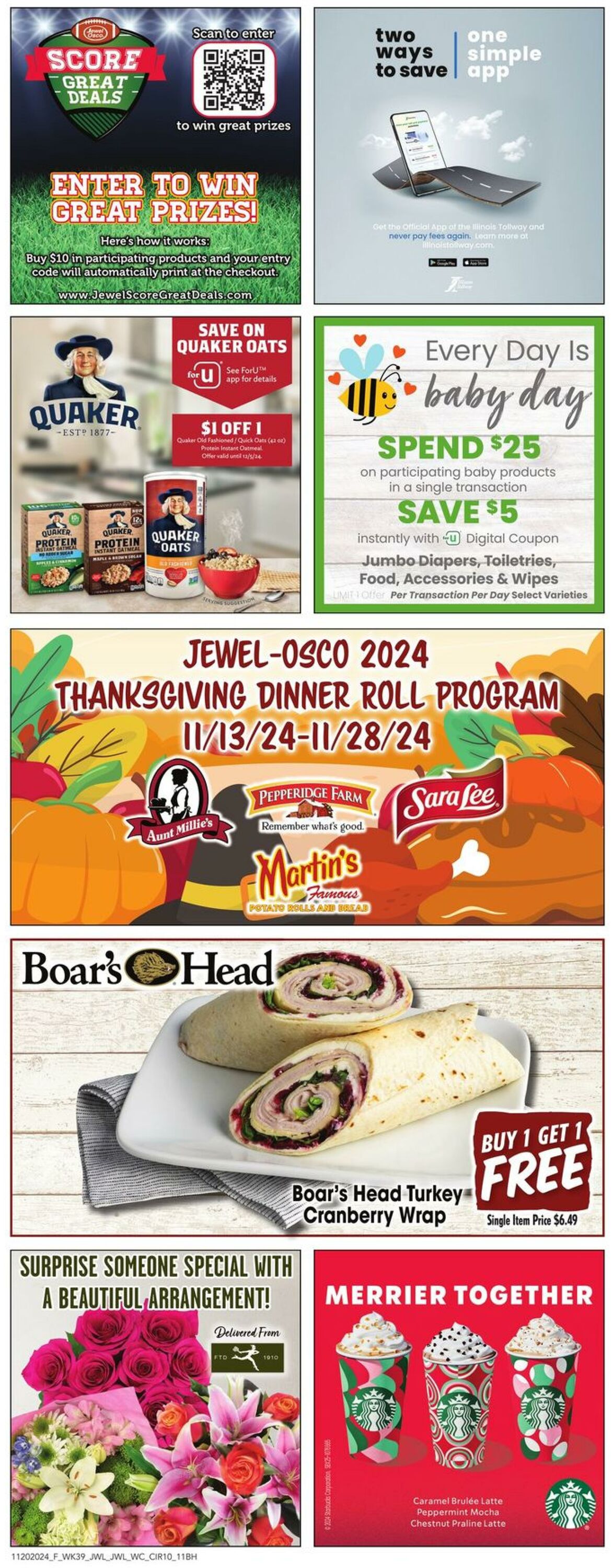 Weekly ad Jewel Osco 11/20/2024 - 11/26/2024