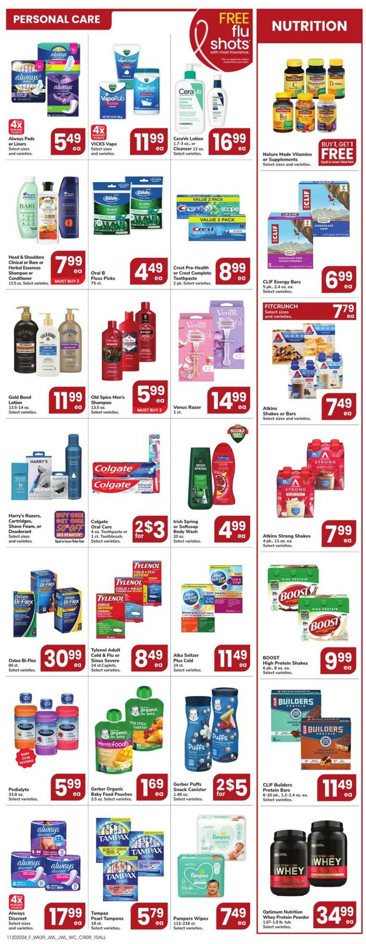 Weekly ad Jewel Osco 11/20/2024 - 11/26/2024