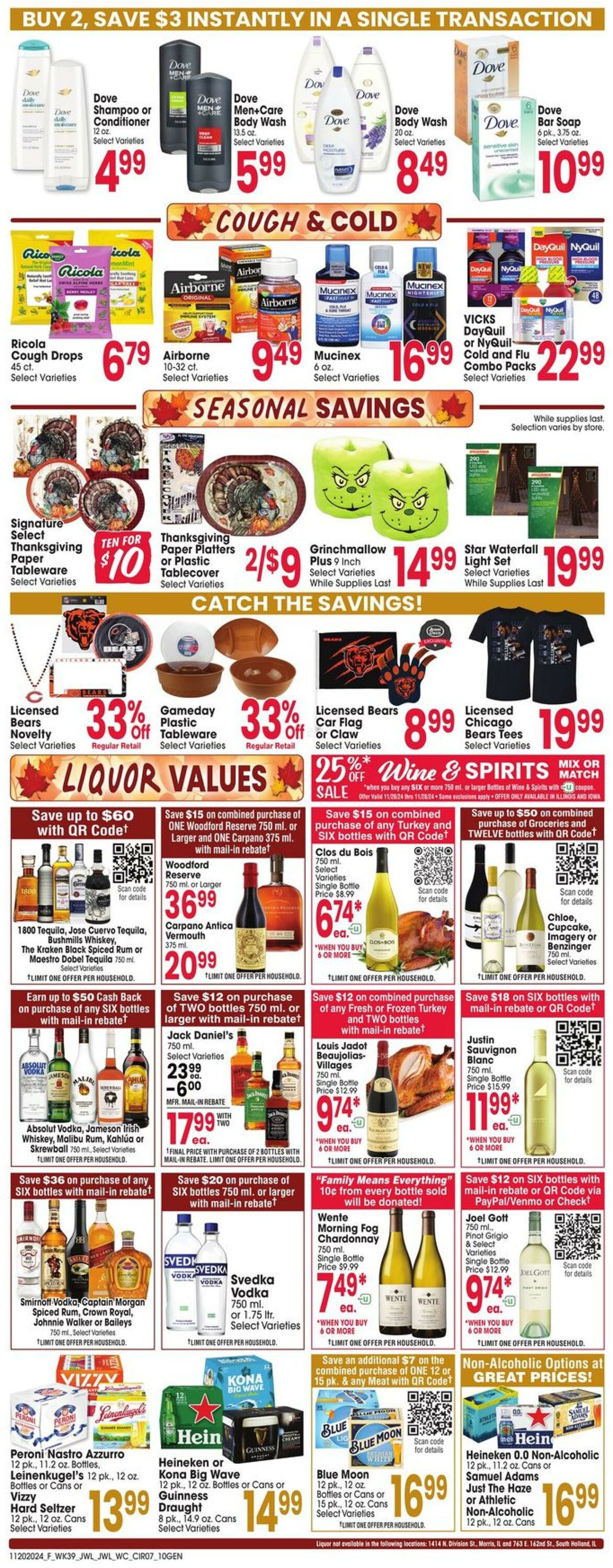 Weekly ad Jewel Osco 11/20/2024 - 11/26/2024