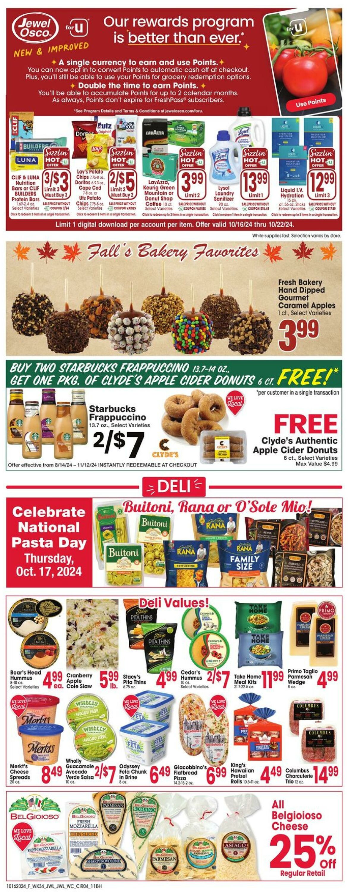 Weekly ad Jewel Osco 10/16/2024 - 10/22/2024