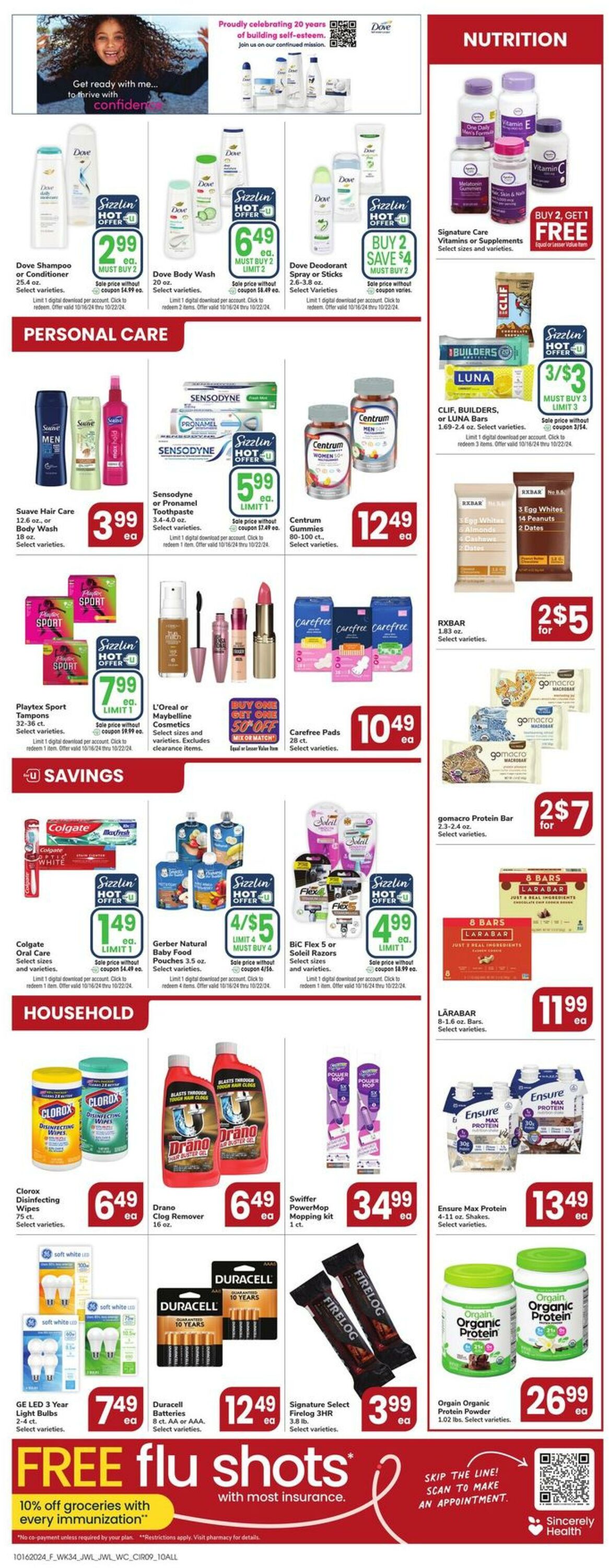 Weekly ad Jewel Osco 10/16/2024 - 10/22/2024