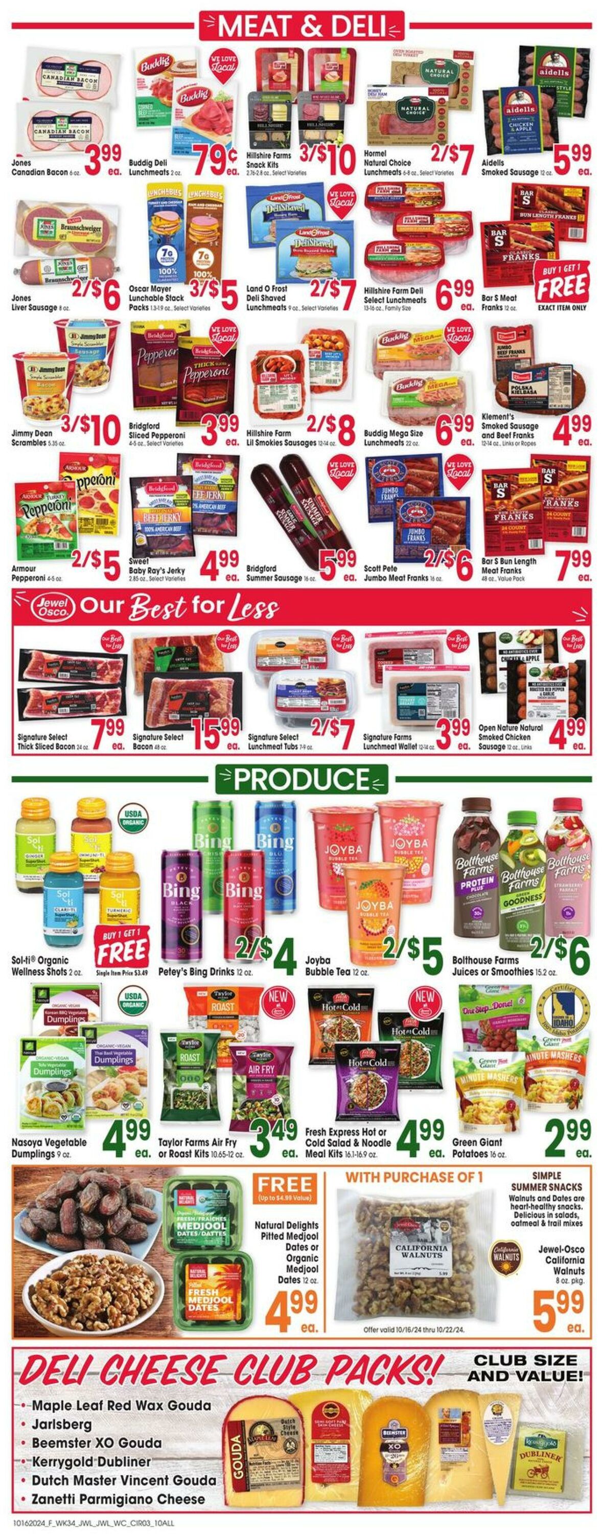 Weekly ad Jewel Osco 10/16/2024 - 10/22/2024