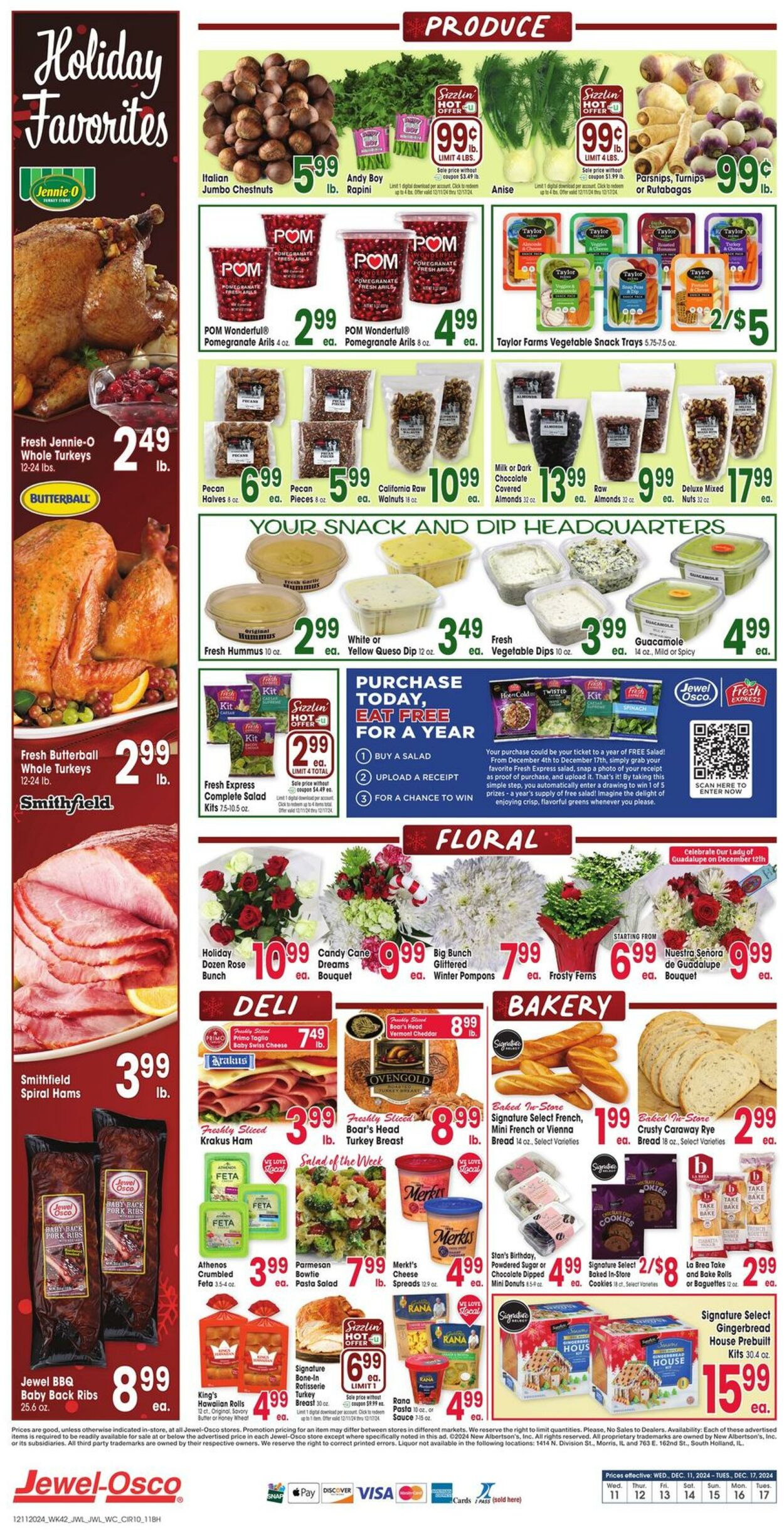 Weekly ad Jewel Osco 12/11/2024 - 12/17/2024