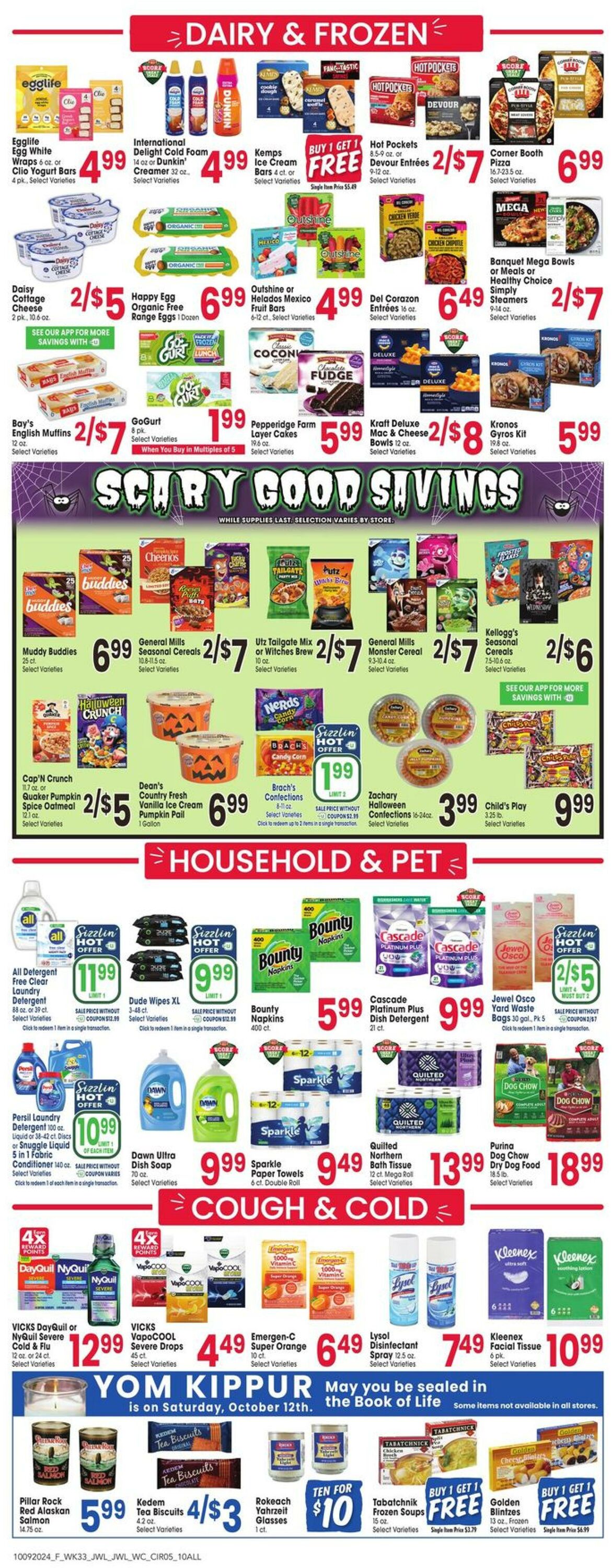 Weekly ad Jewel Osco 10/09/2024 - 10/15/2024