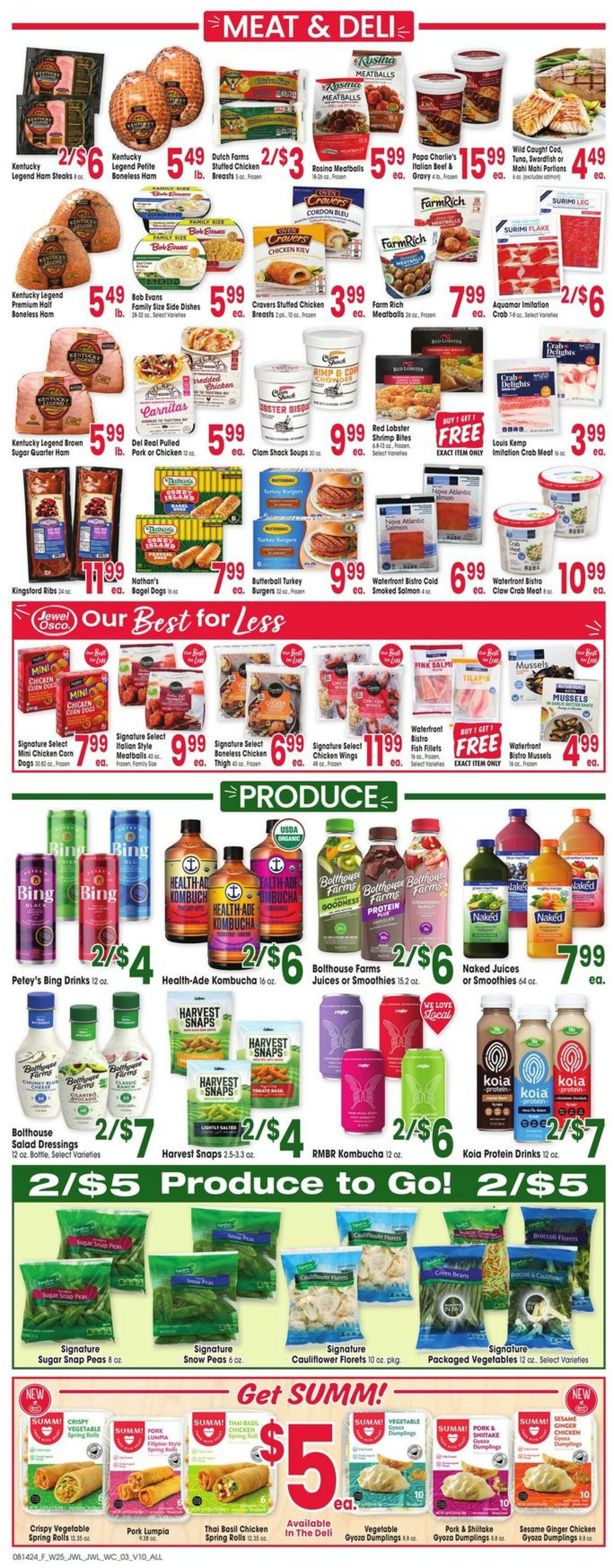 Weekly ad Jewel Osco 08/14/2024 - 08/20/2024