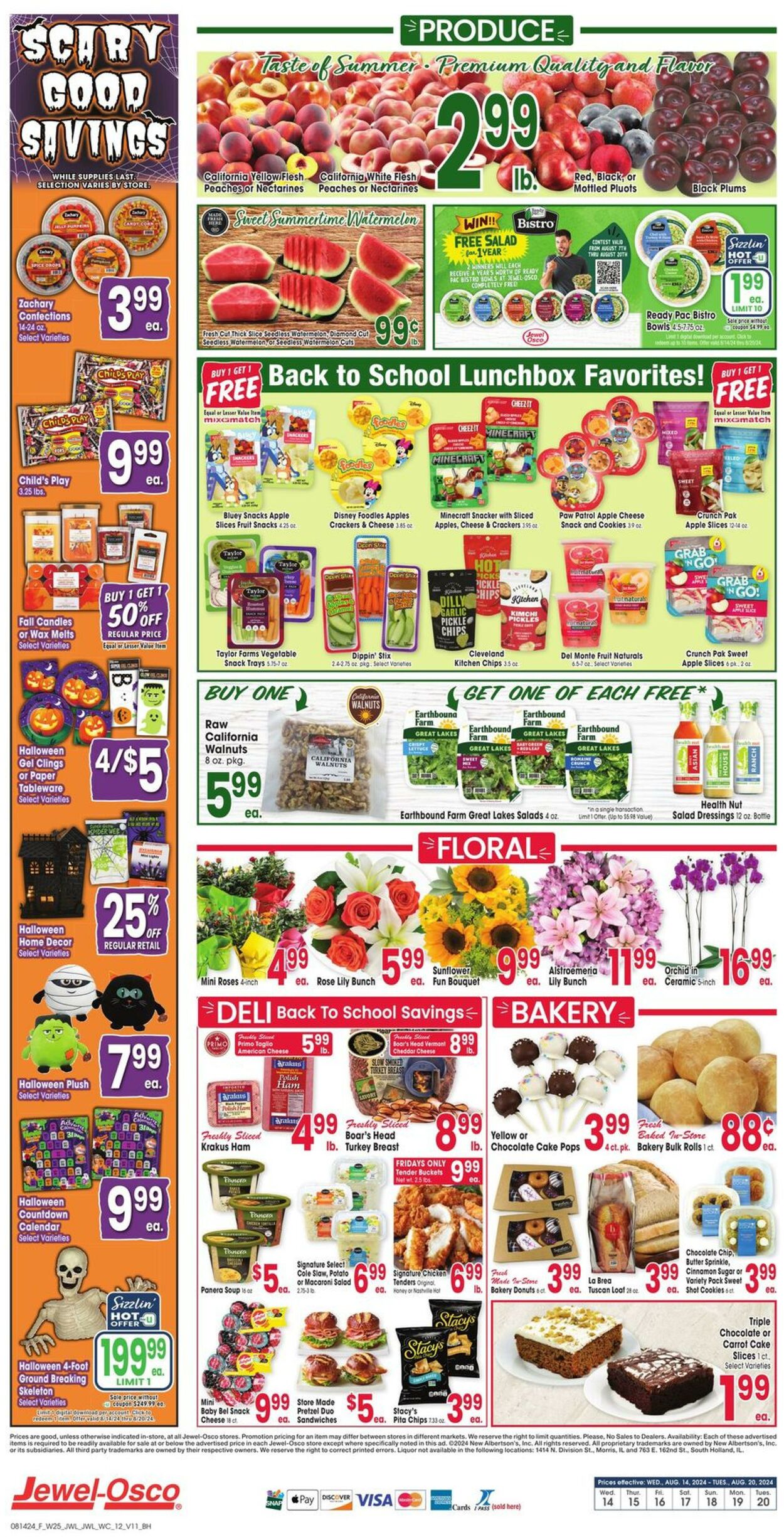 Weekly ad Jewel Osco 08/14/2024 - 08/20/2024