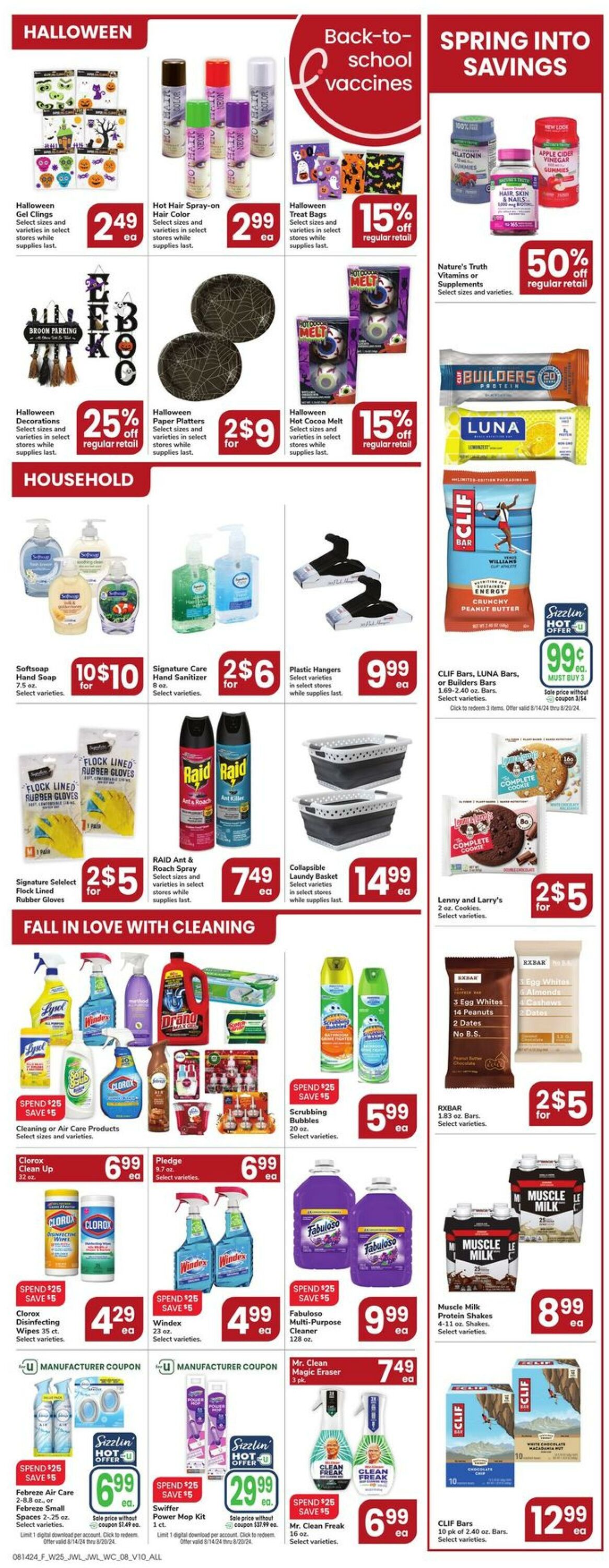 Weekly ad Jewel Osco 08/14/2024 - 08/20/2024