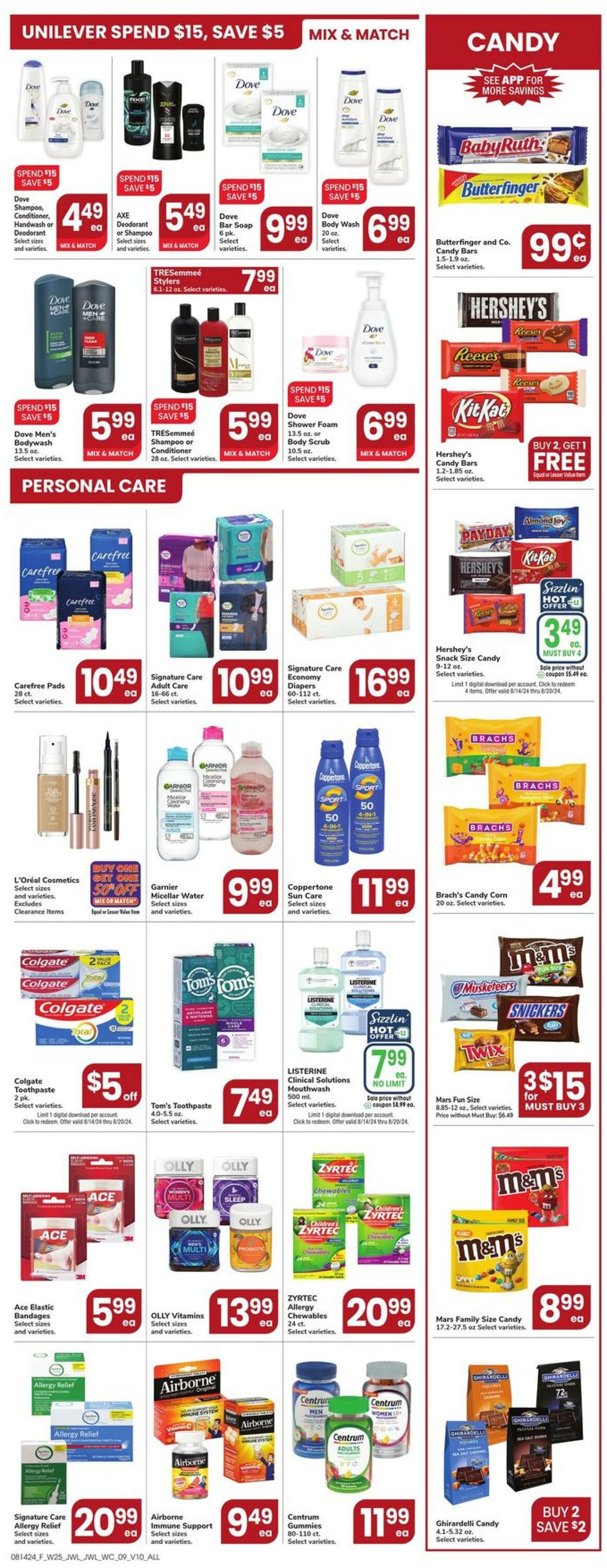 Weekly ad Jewel Osco 08/14/2024 - 08/20/2024