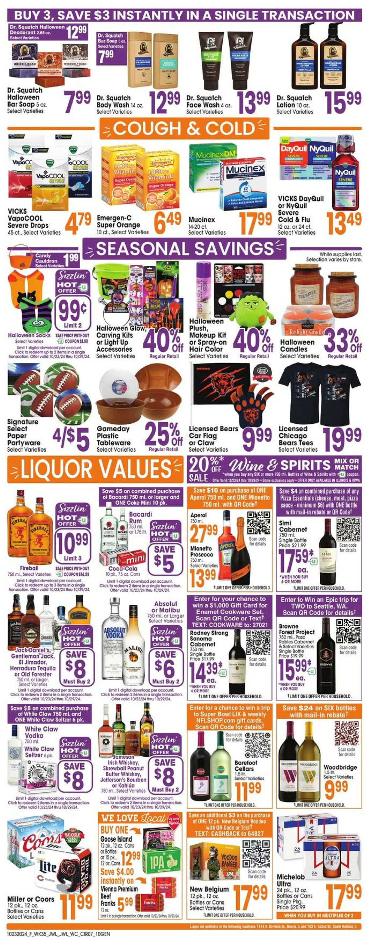 Weekly ad Jewel Osco 10/23/2024 - 10/29/2024