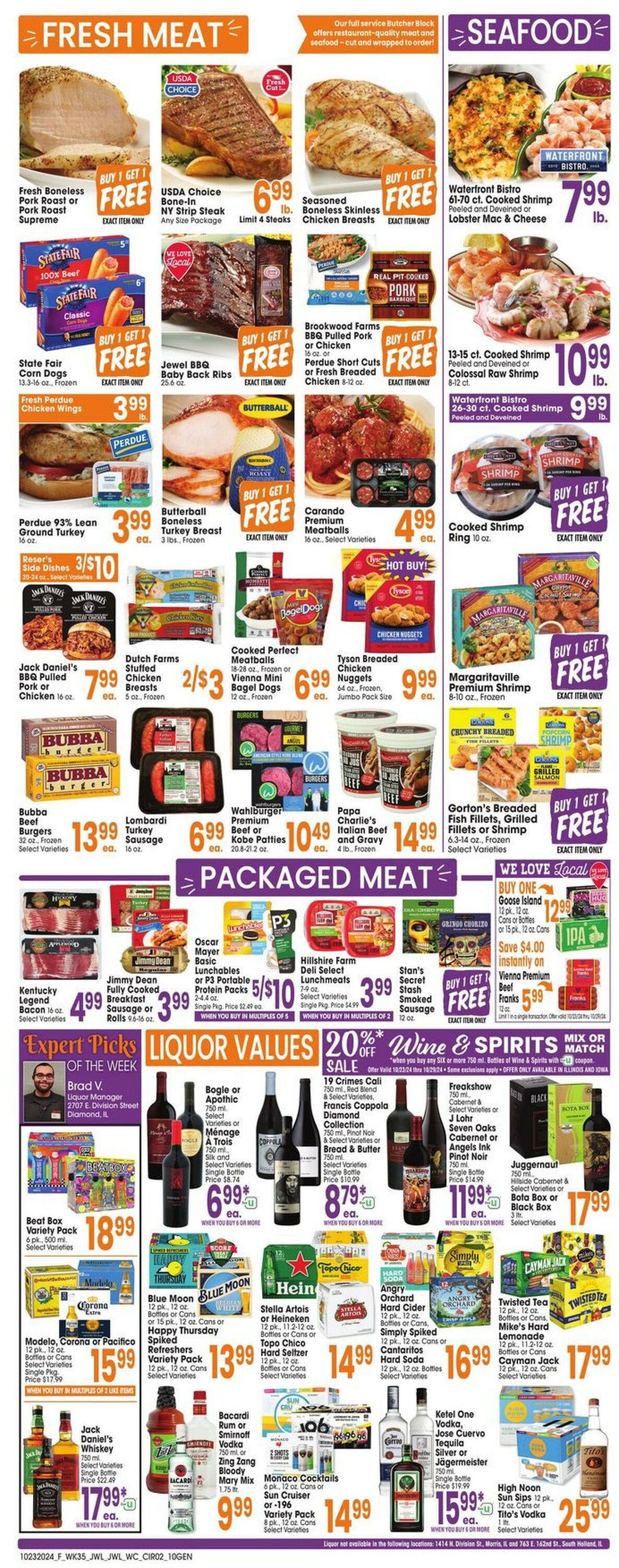 Weekly ad Jewel Osco 10/23/2024 - 10/29/2024