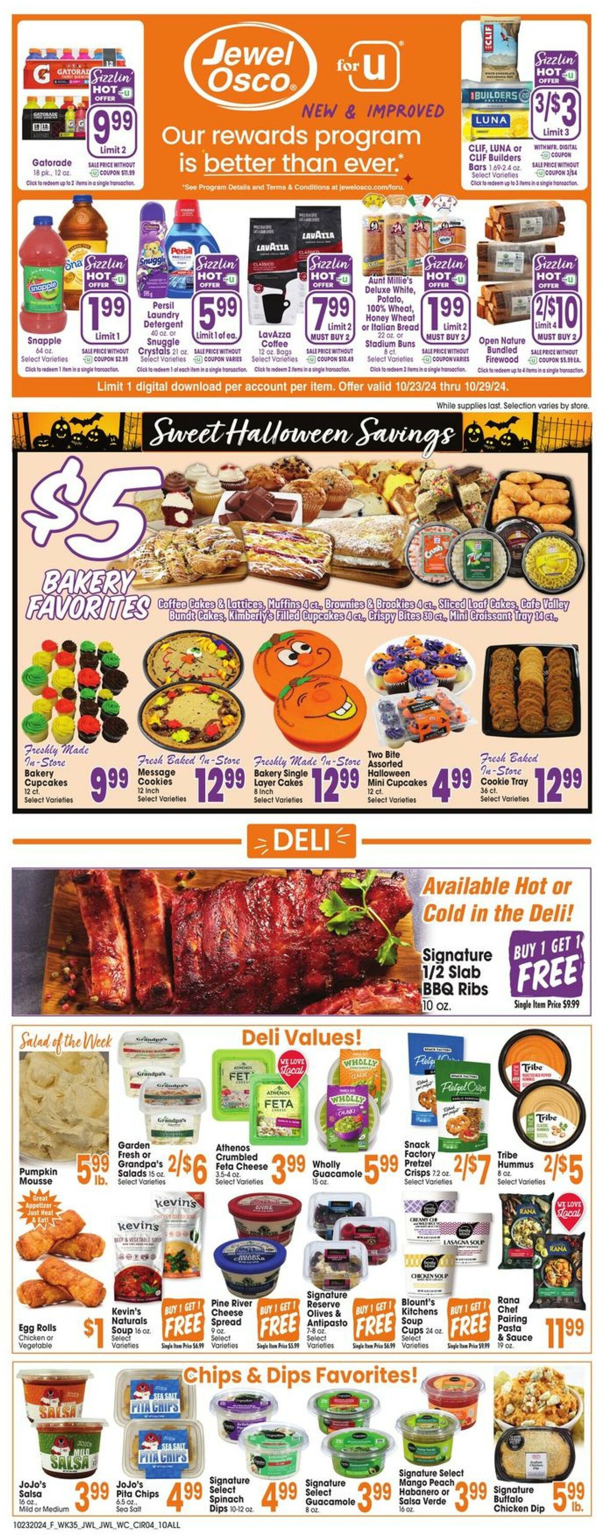 Weekly ad Jewel Osco 10/23/2024 - 10/29/2024