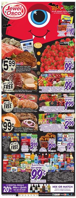 Weekly ad Jewel Osco 10/02/2024 - 10/08/2024