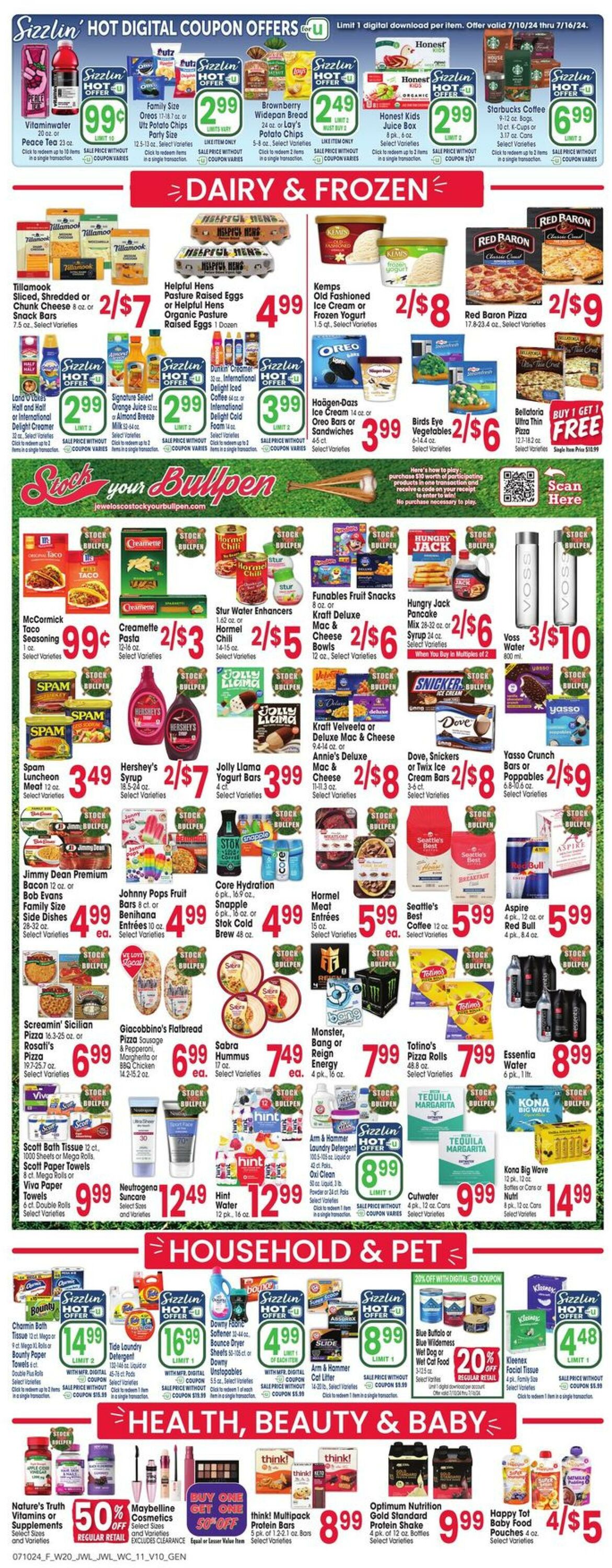 Weekly ad Jewel Osco 07/10/2024 - 07/16/2024