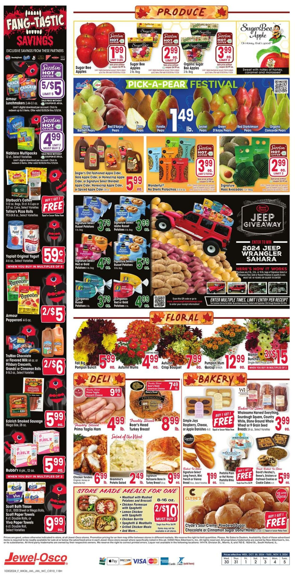 Weekly ad Jewel Osco 10/30/2024 - 11/05/2024