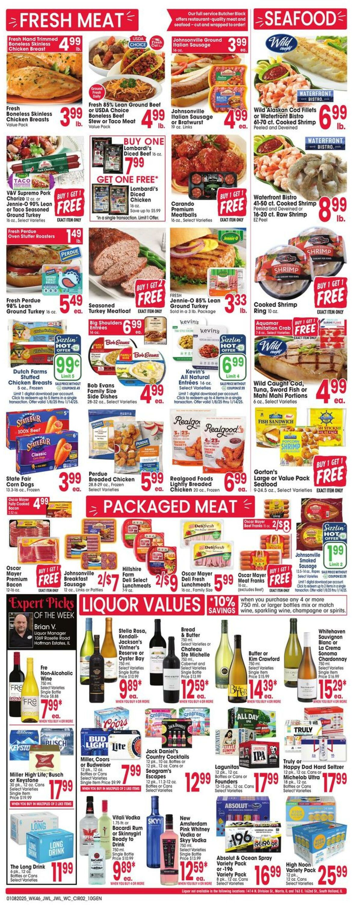 Weekly ad Jewel Osco 01/08/2025 - 01/14/2025