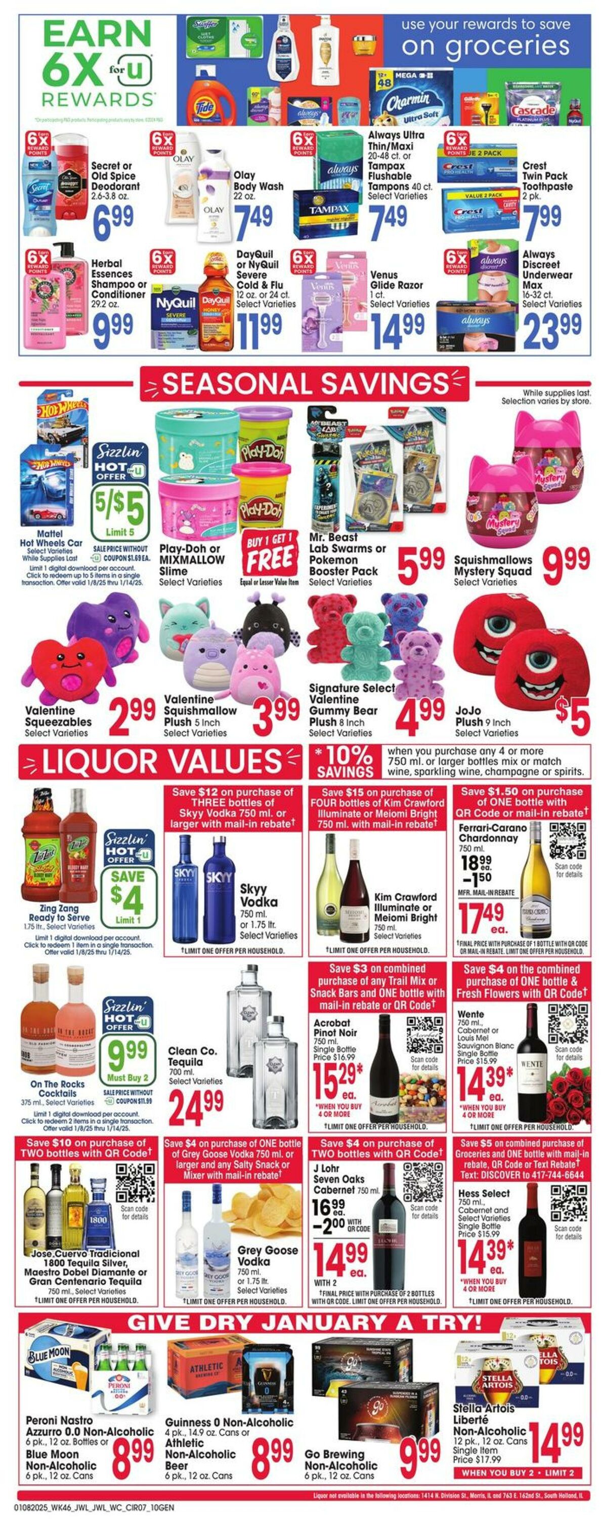 Weekly ad Jewel Osco 01/08/2025 - 01/14/2025