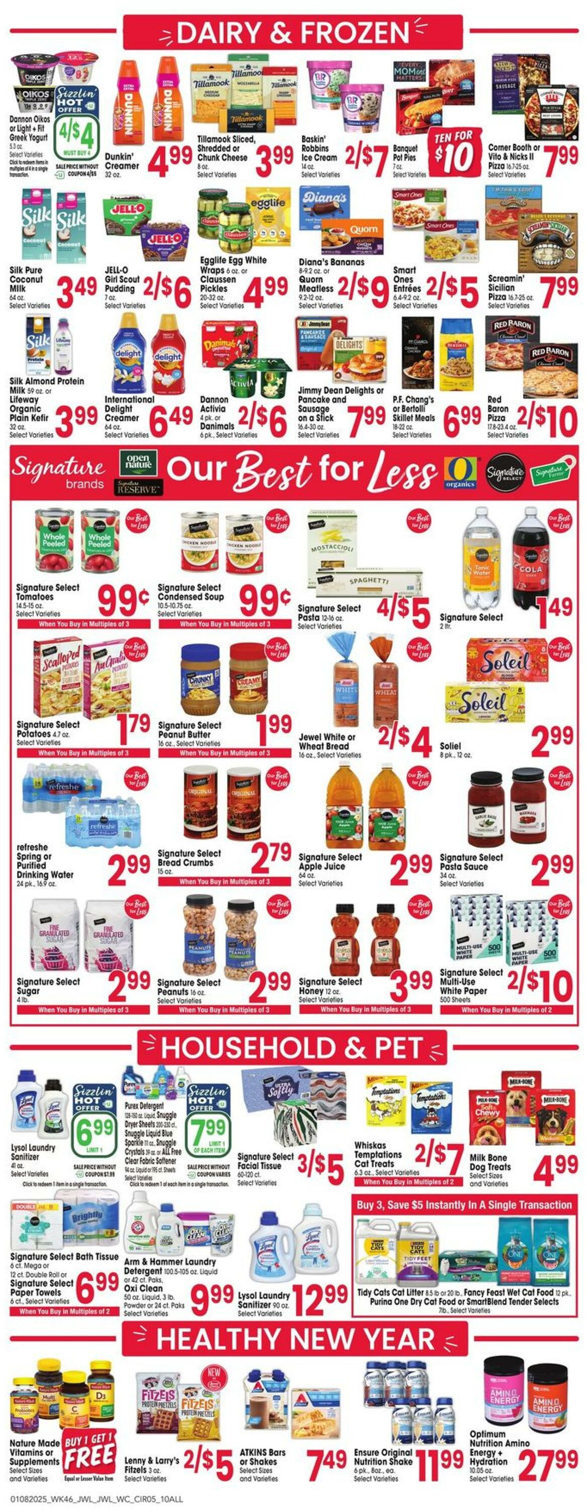 Weekly ad Jewel Osco 01/08/2025 - 01/14/2025