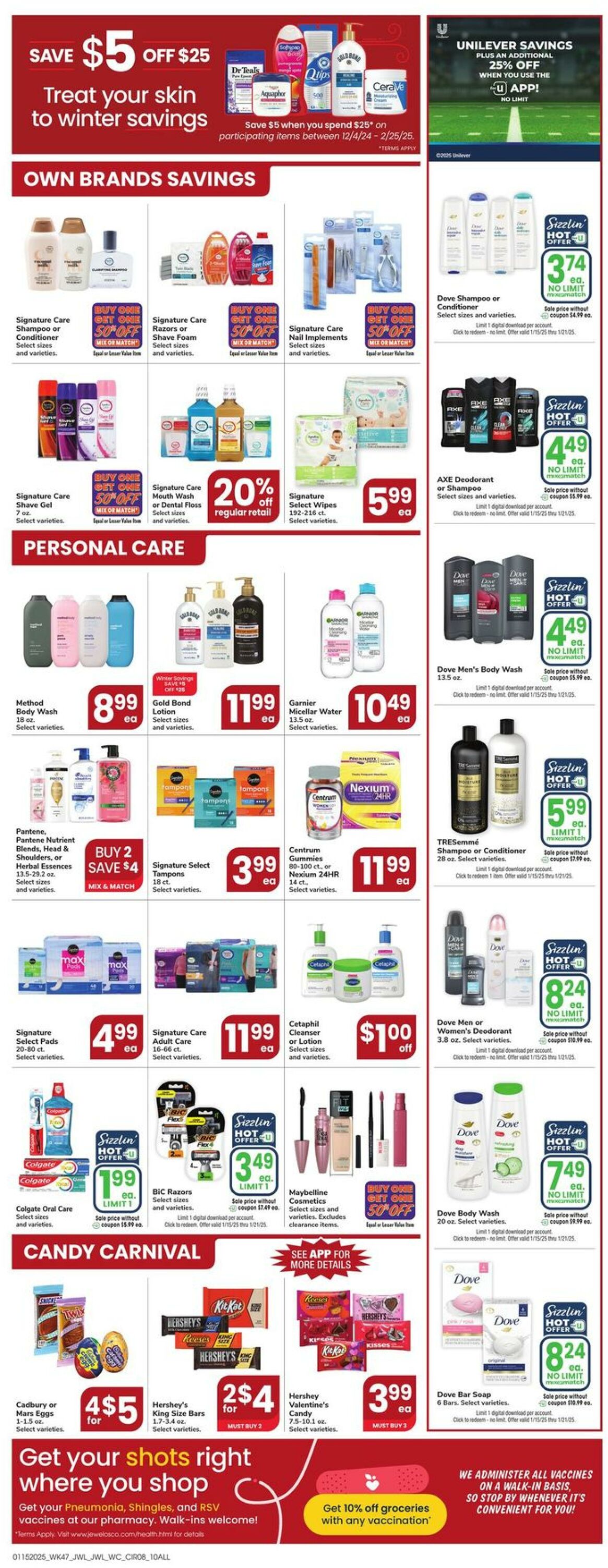 Weekly ad Jewel Osco 01/15/2025 - 01/21/2025