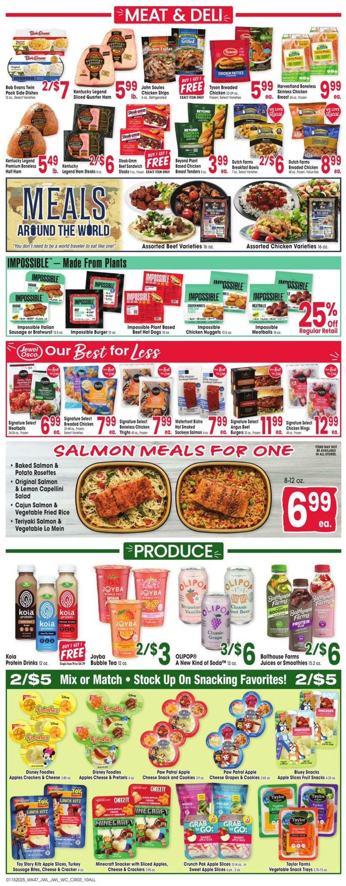 Weekly ad Jewel Osco 01/15/2025 - 01/21/2025