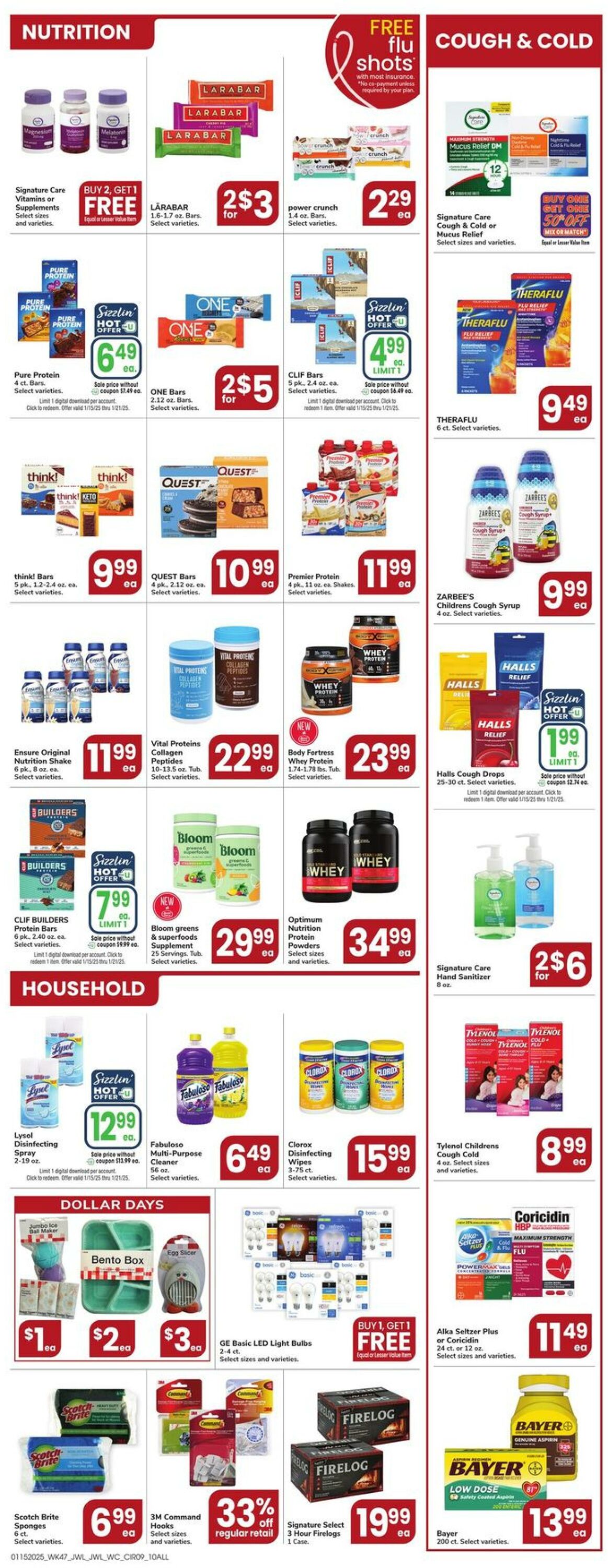 Weekly ad Jewel Osco 01/15/2025 - 01/21/2025