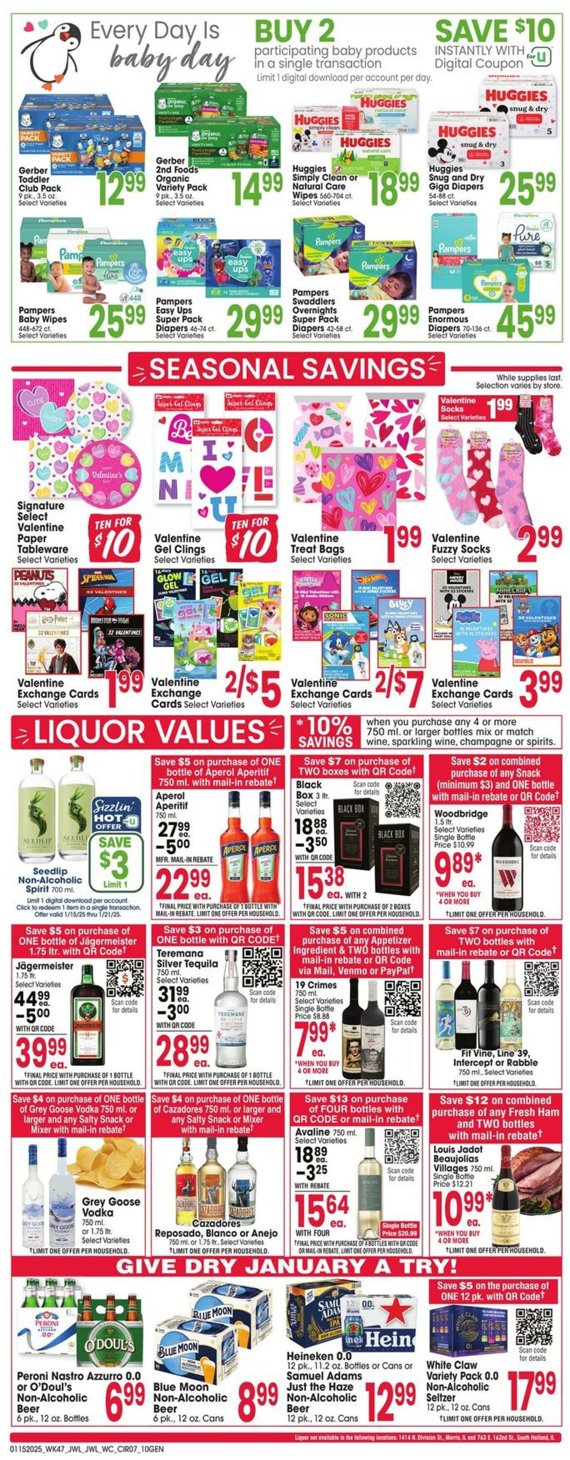 Weekly ad Jewel Osco 01/15/2025 - 01/21/2025