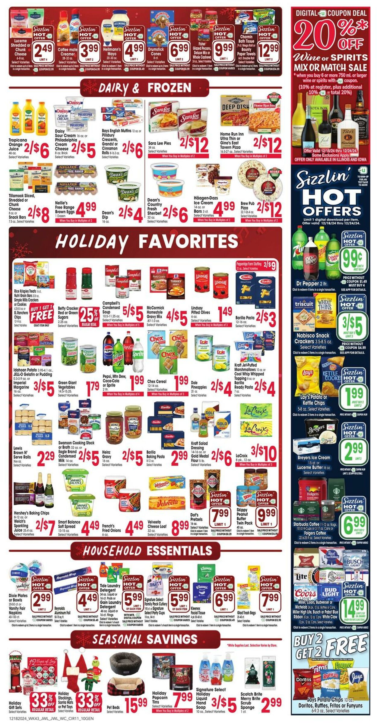 Weekly ad Jewel Osco 12/18/2024 - 12/24/2024