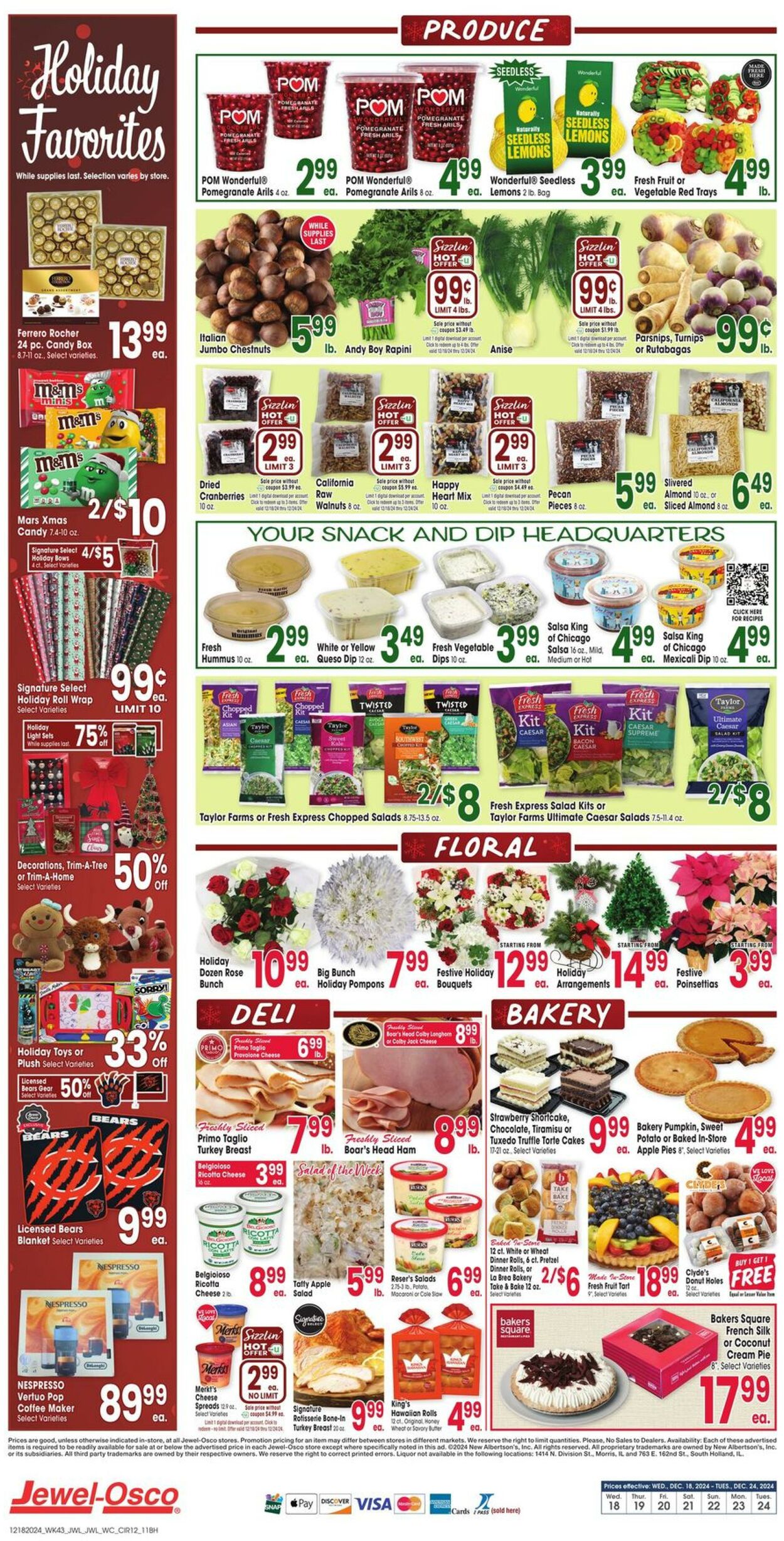 Weekly ad Jewel Osco 12/18/2024 - 12/24/2024