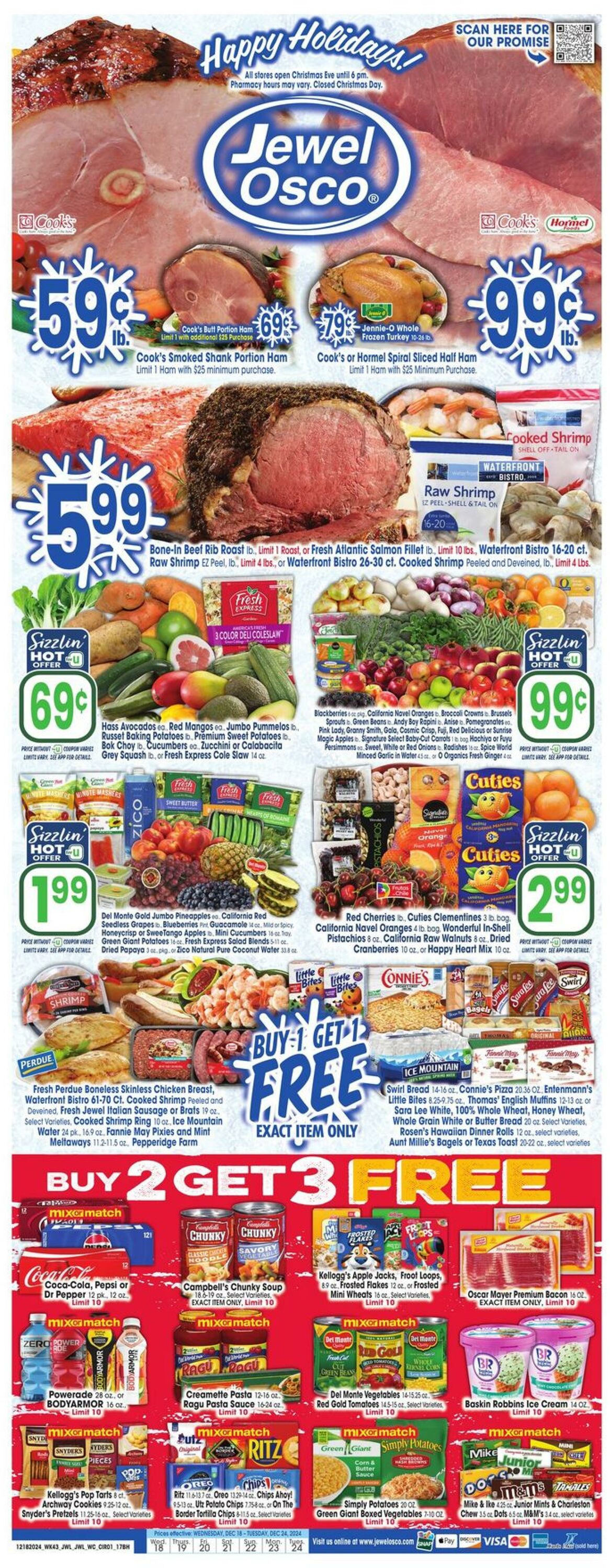 Weekly ad Jewel Osco 12/18/2024 - 12/24/2024