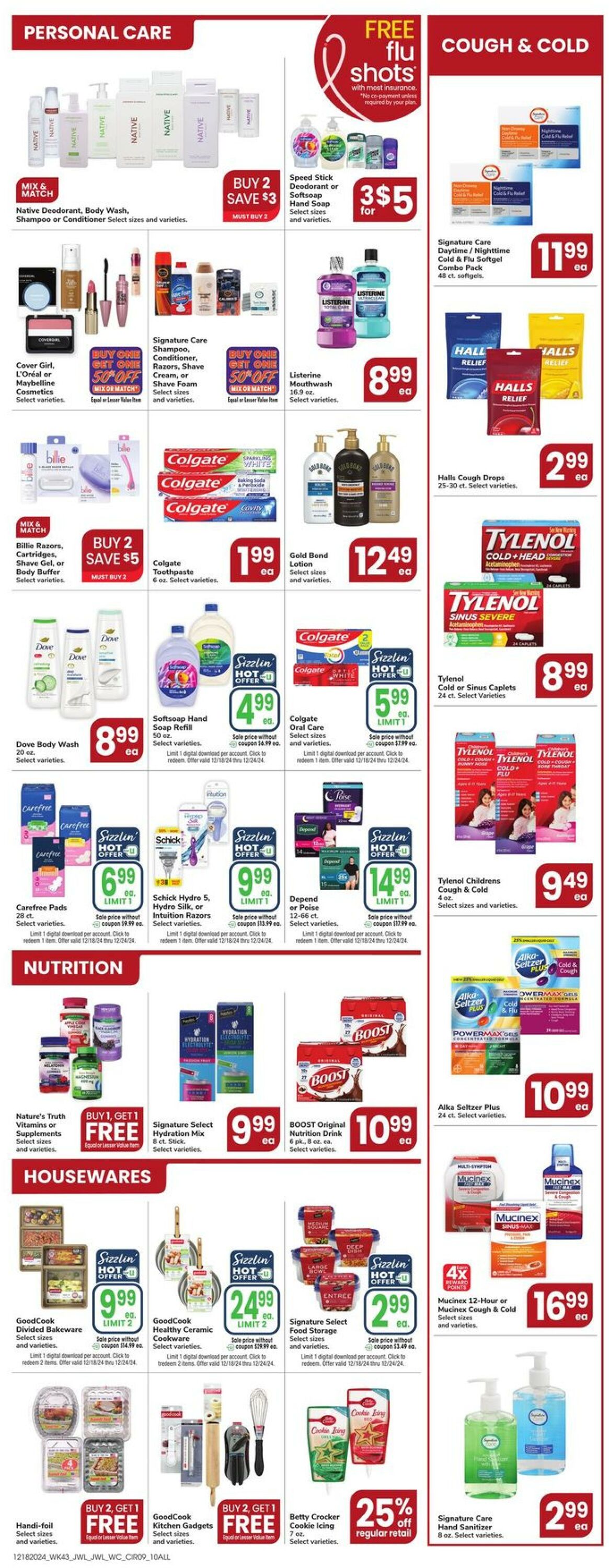 Weekly ad Jewel Osco 12/18/2024 - 12/24/2024