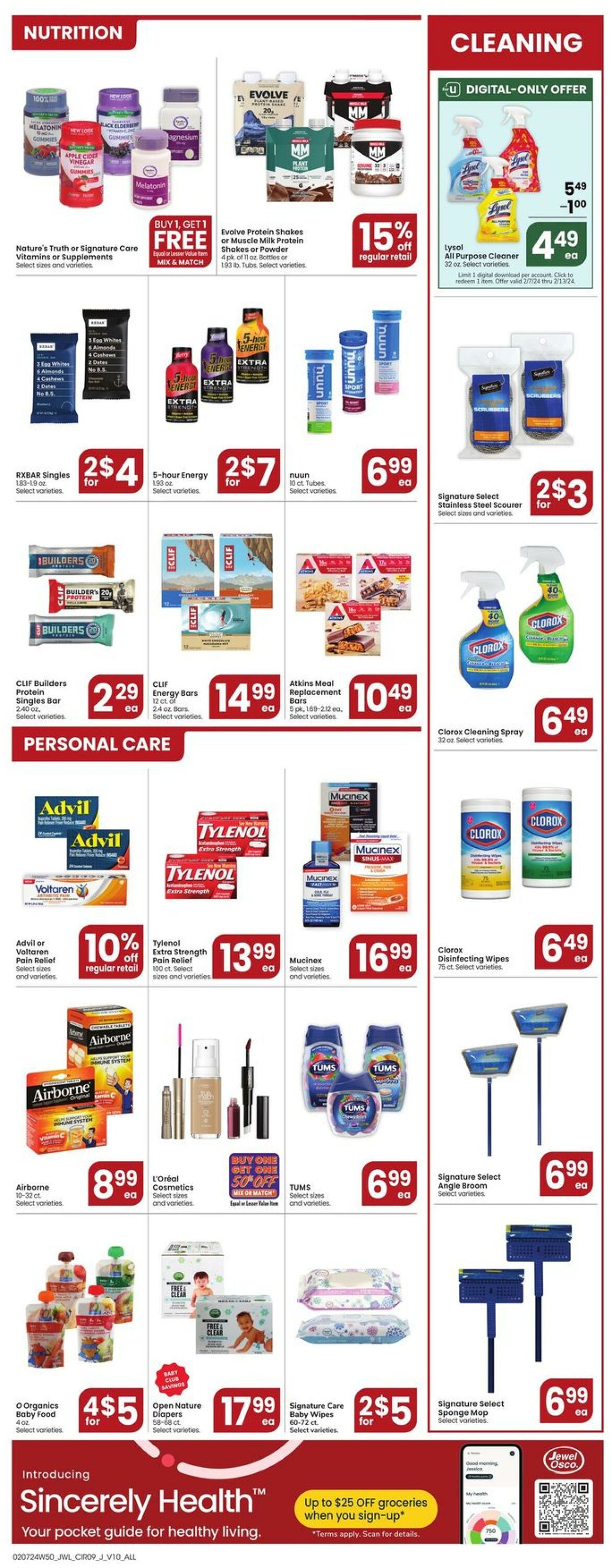 Weekly ad Jewel Osco 02/07/2024 - 02/13/2024