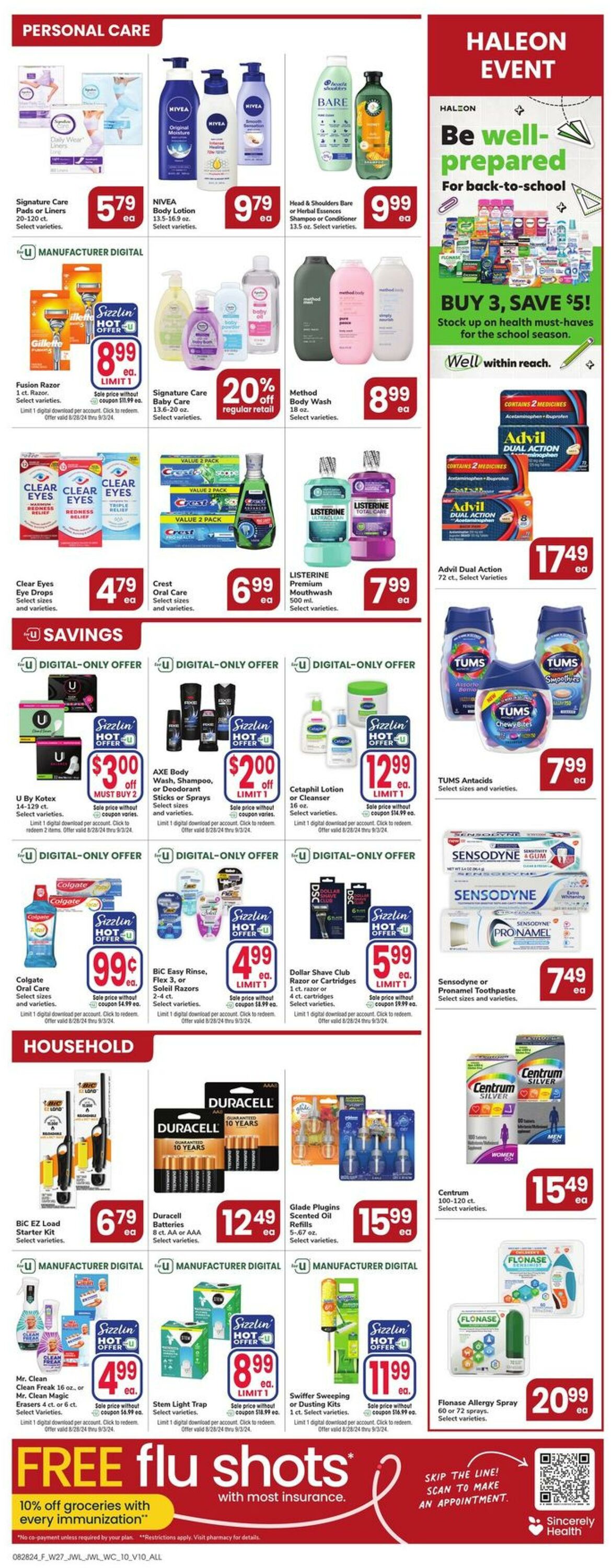 Weekly ad Jewel Osco 08/28/2024 - 09/03/2024